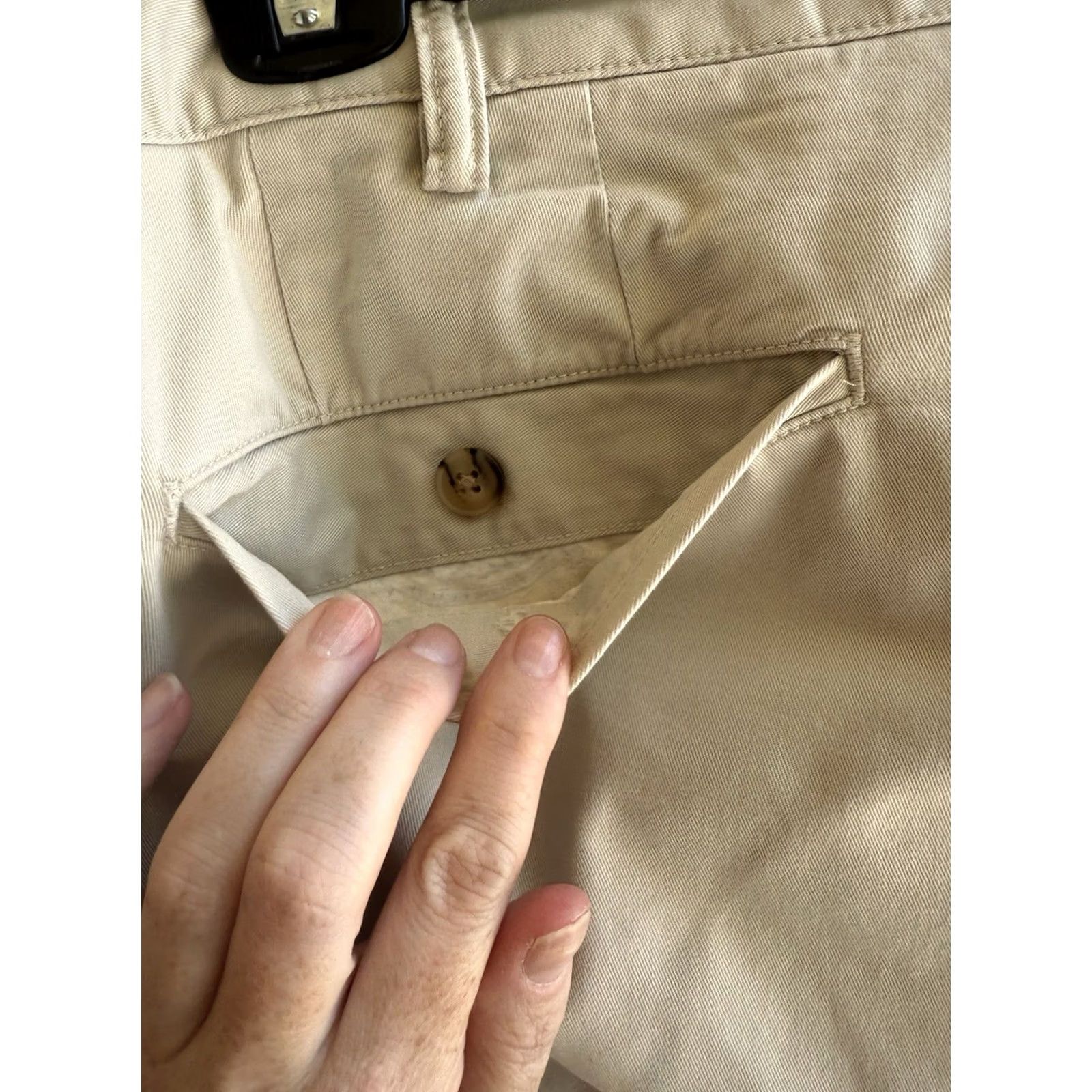 Polo Ralph Lauren VINTAGE Men’s Polo Stretch Classic Fit Chino Pants Tan 44x30 Size US XXL / EU 58 / 5 - 7 Thumbnail