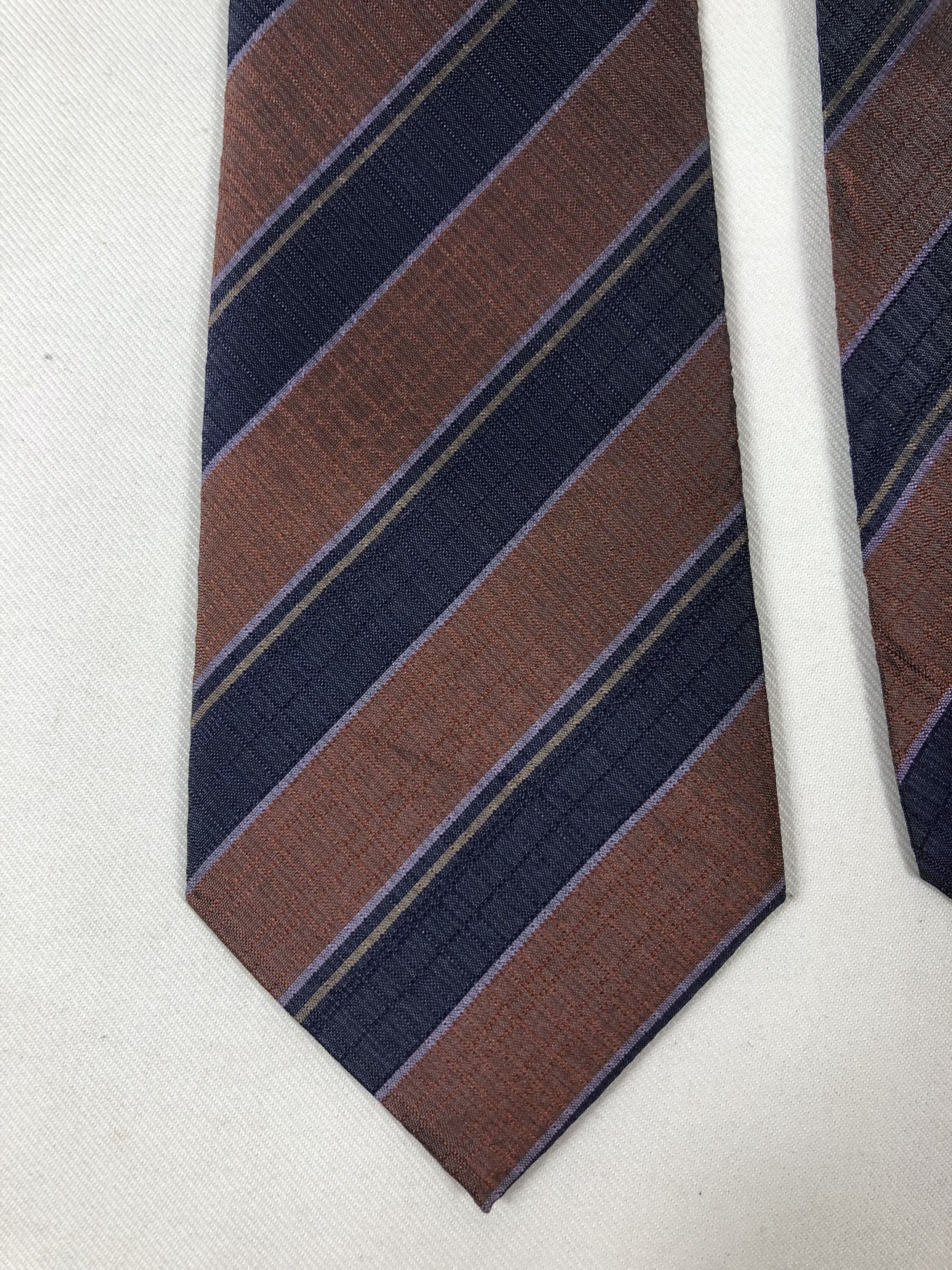 Hysteric Glamour Very Rare Vintage Hysteric Glamour Japan Stripes Silk Tie Size ONE SIZE - 4 Thumbnail