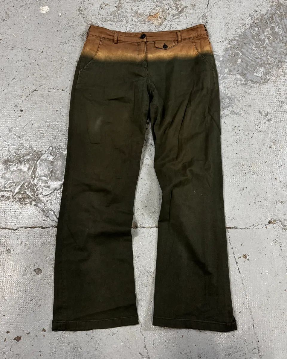 Prada 2000s Prada Gradient Bronze & Black Pants Size US 30 / EU 46 - 1 Thumbnail