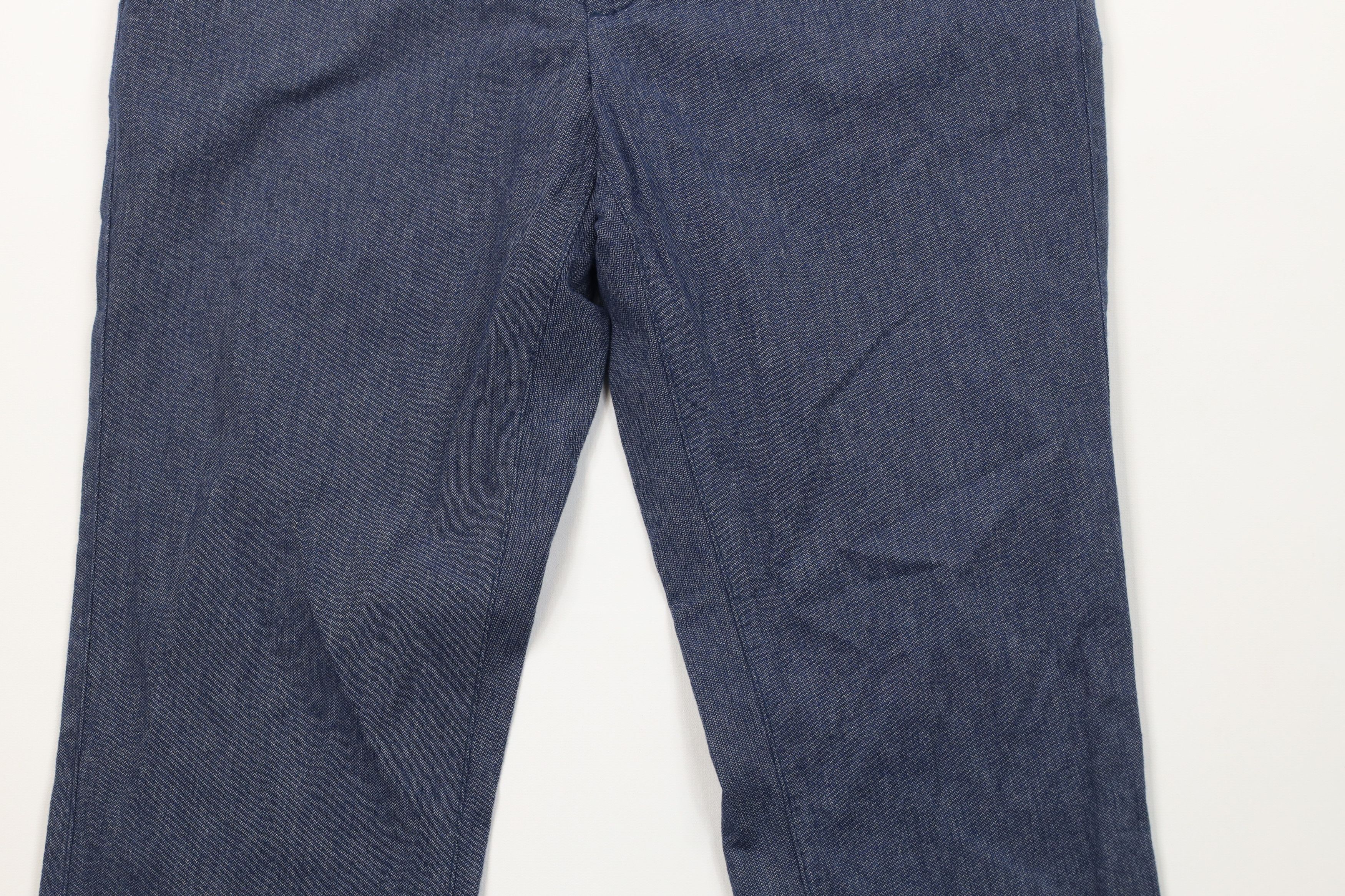 Banana Republic Banana Republic Kentfield Chambray Flannel Chino Pants Blue Size US 32 / EU 48 - 3 Thumbnail