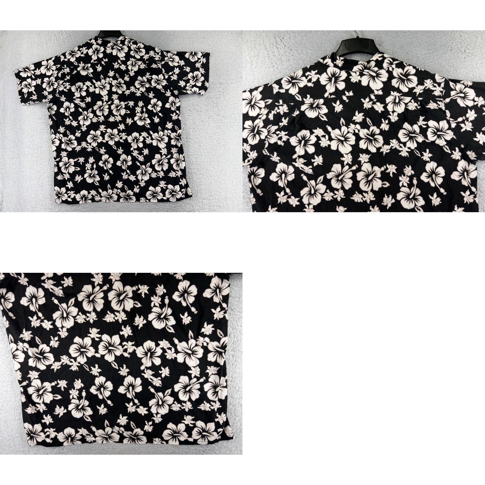 Vintage VINTAGE Universal Studios Shirt Men 2XL Black Floral Hawaiian Button-Up Size US XXL / EU 58 / 5 - 9 Thumbnail