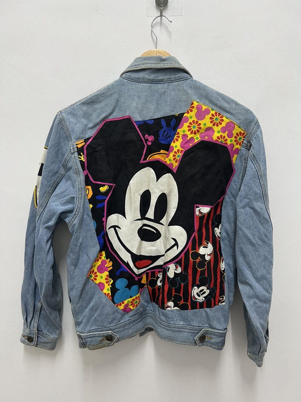 Mickey Mouse × Vintage Vintage Mickey Mouse Denim Jacket Size US S / EU 44-46 / 1 - 1 Thumbnail