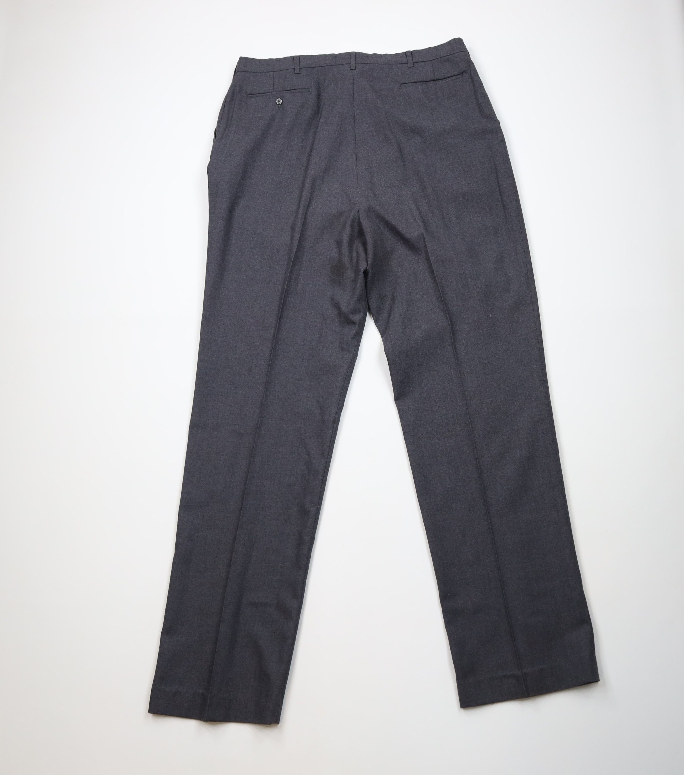 Vintage Vintage 70s Streetwear Worsted Wool Blend Wide Leg Pants USA Size US 38 / EU 54 - 12 Thumbnail