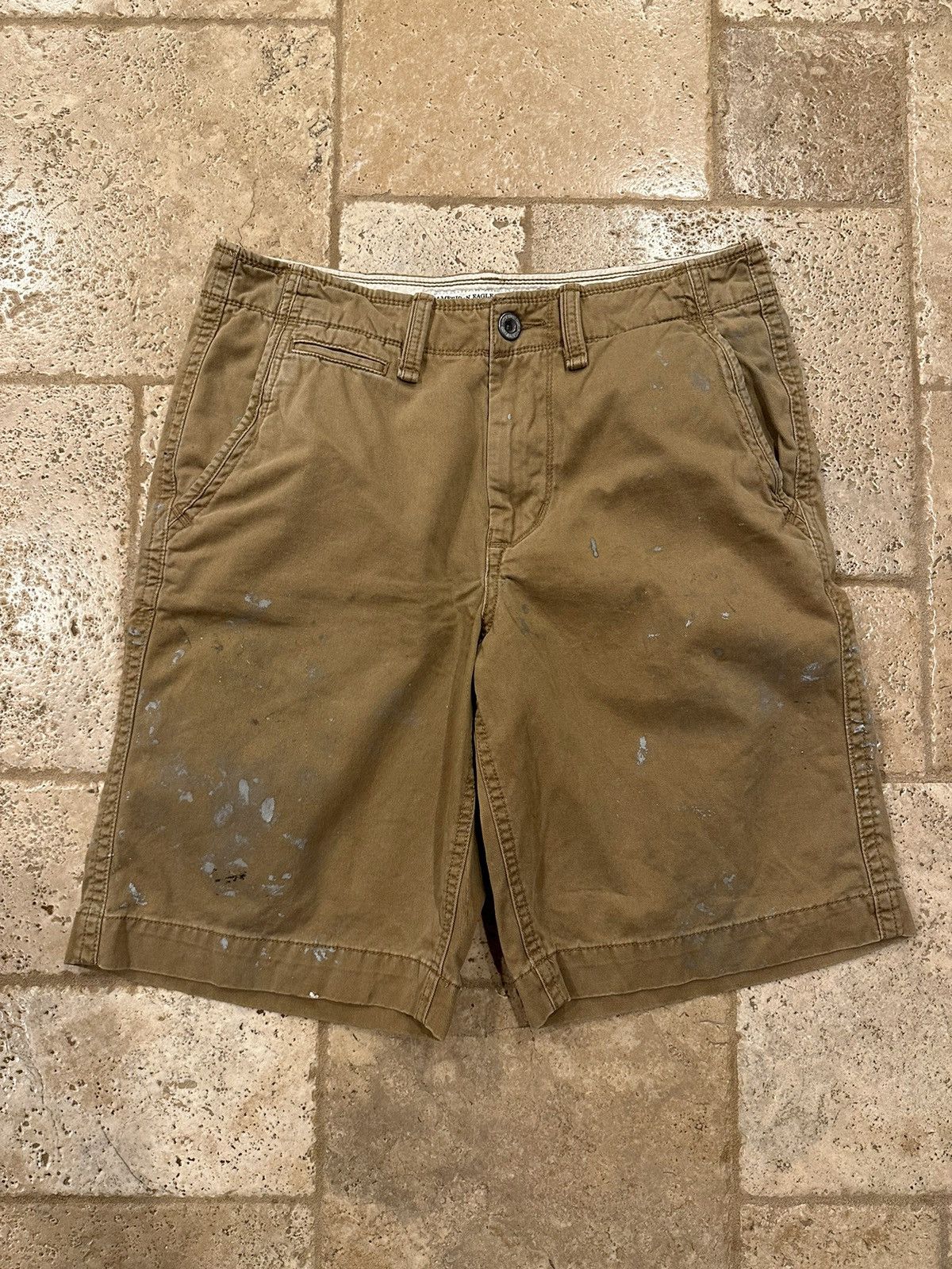 American Eagle Outfitters × Vintage Vintage American Outfitters Tan painter Shorts Size US 32 / EU 48 - 1 Thumbnail