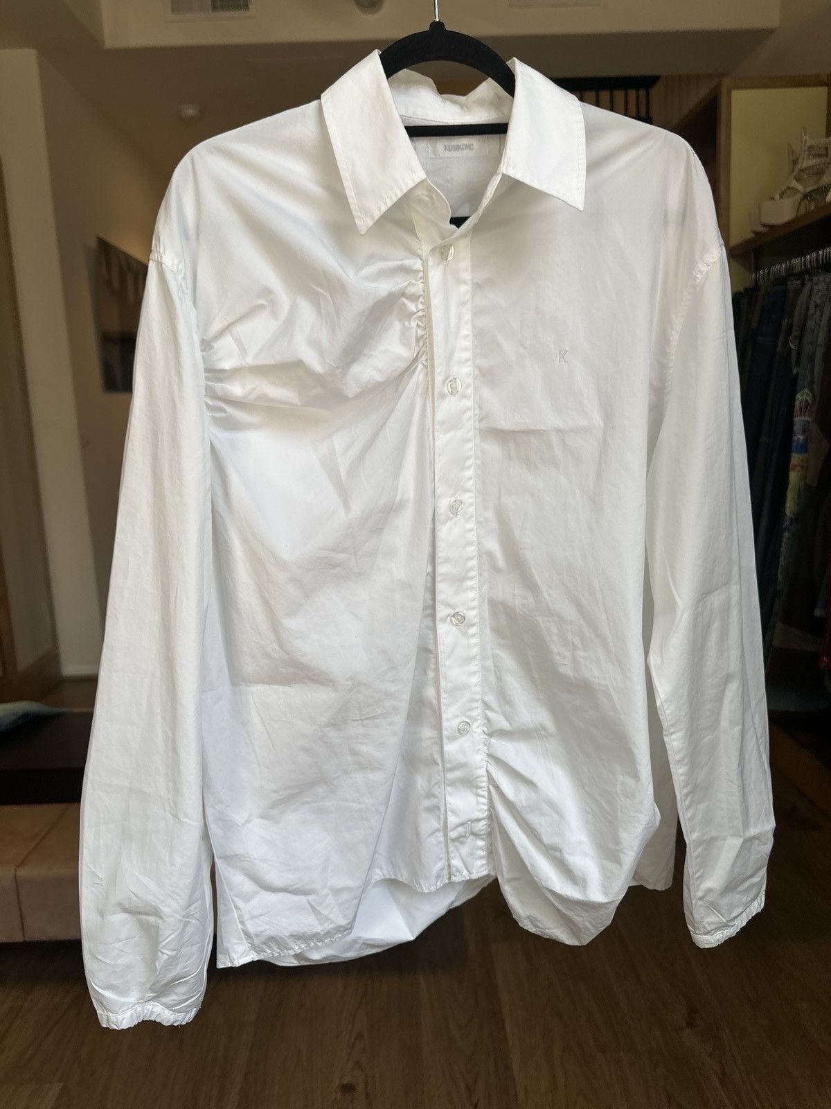 Kusikohc Pleated runched button down Size US S / EU 44-46 / 1 - 2 Thumbnail