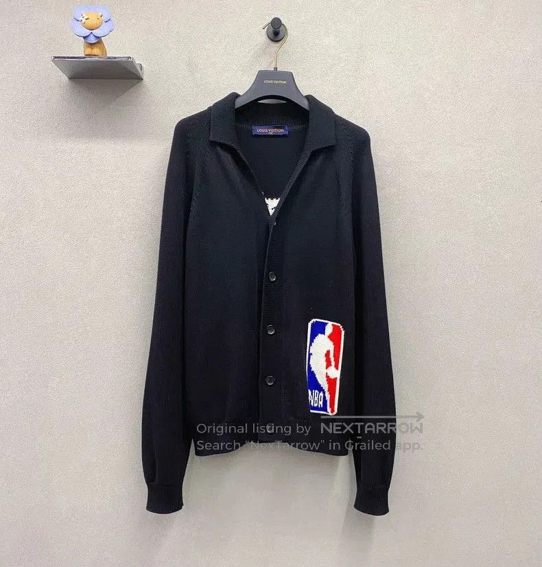 Louis Vuitton LV x NBA Black Knit Jacket. Size US M / EU 48-50 / 2 - 2 Thumbnail