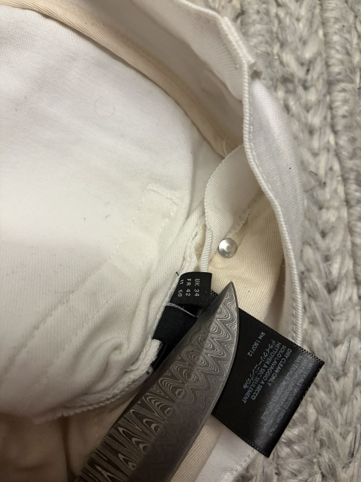 Amiri Amiri white bandana pants Size US 34 / EU 50 - 10 Thumbnail