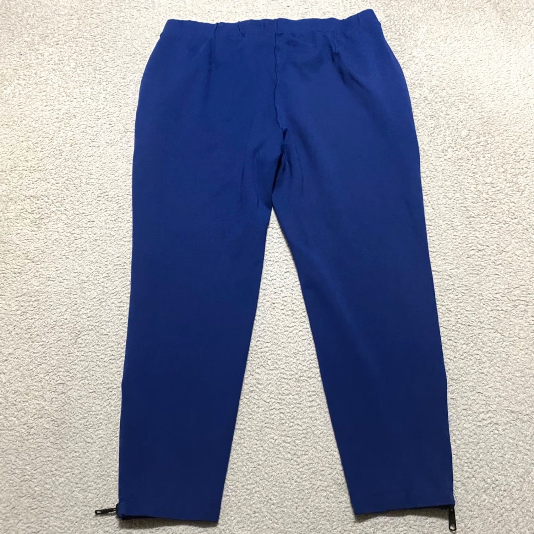 Vintage Universal Standard Pants Blue Skinny Pull On Pockets Ankle Size 32" / US 10 / IT 46 - 2 Thumbnail
