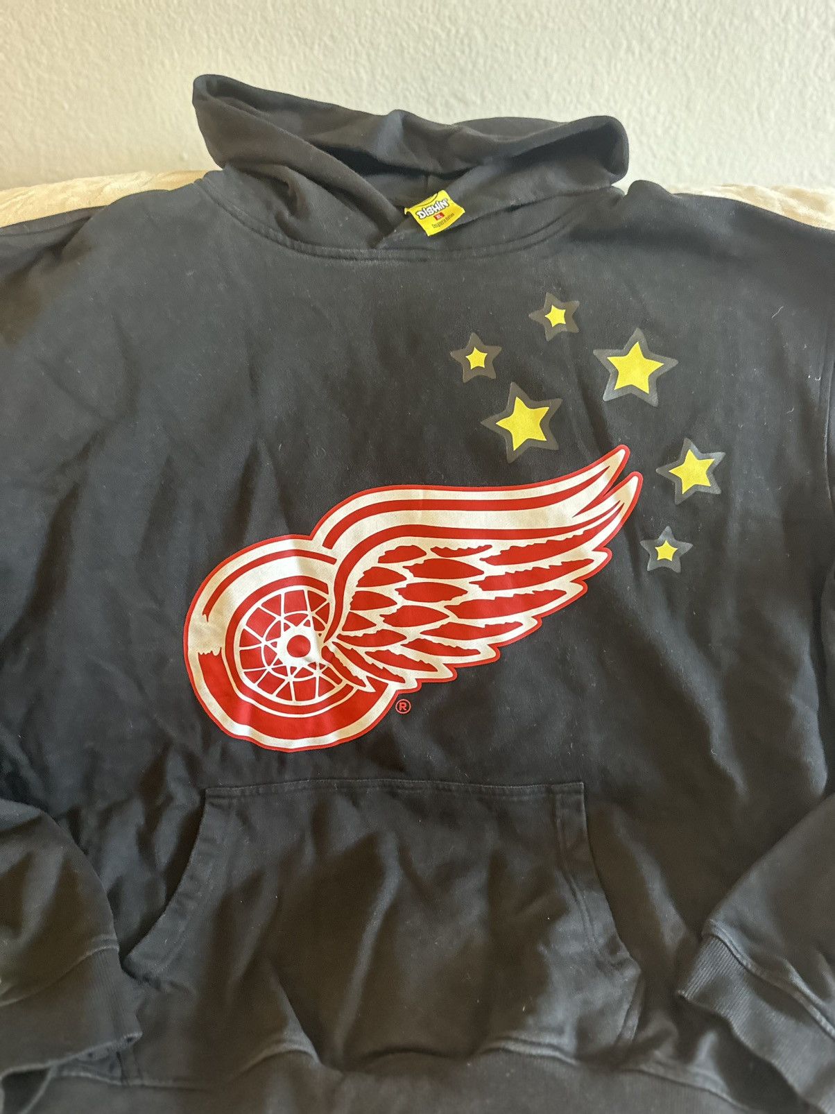 NHL NHL Detroit Red Wings Dishin Black Logo LCA Exclusive Hoodie Size US XL / EU 56 / 4 - 3 Thumbnail