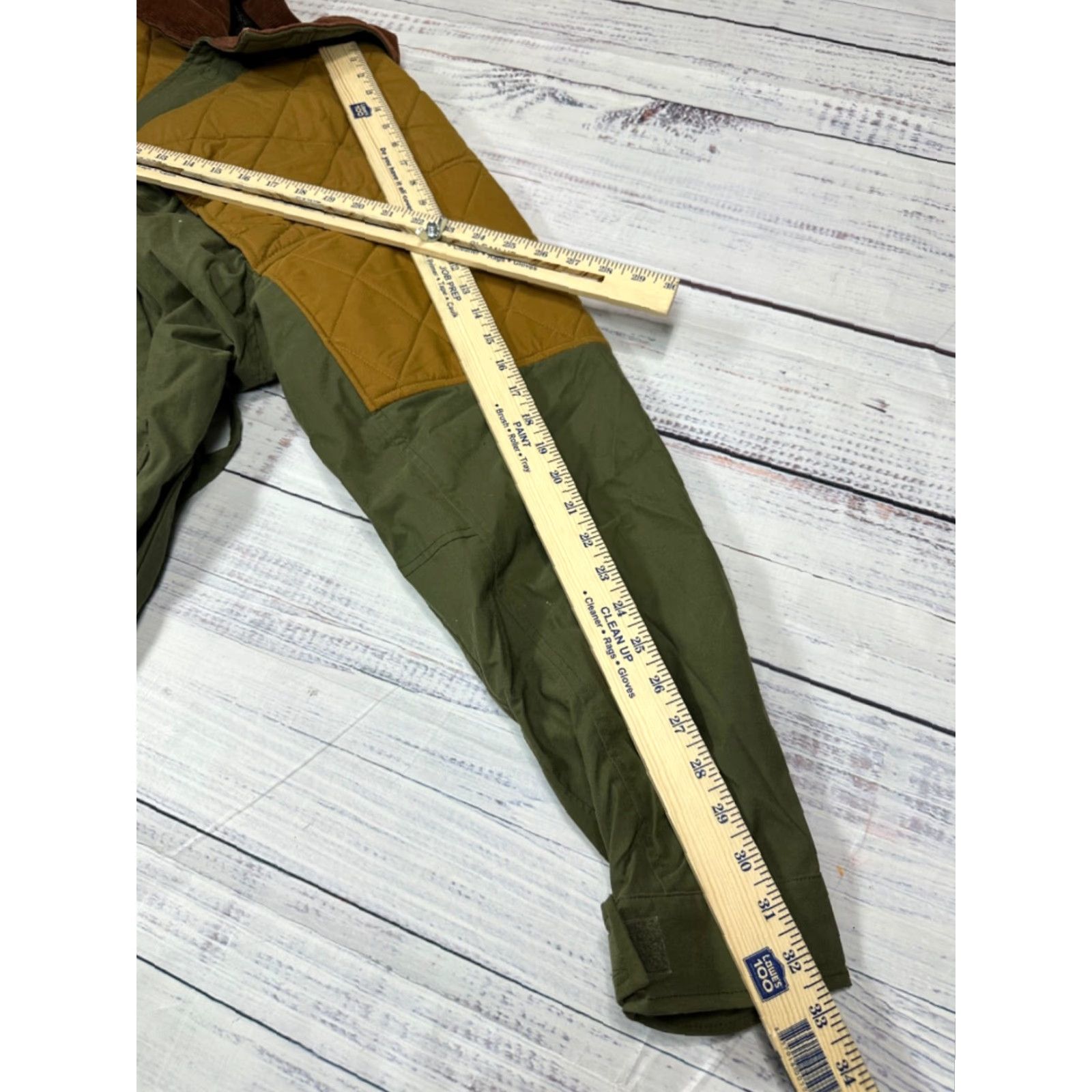 Vintage Field & Stream Men Jacket XL Green Beige Waterproof Windbreaker Zip Up Size US XL / EU 56 / 4 - 3 Thumbnail