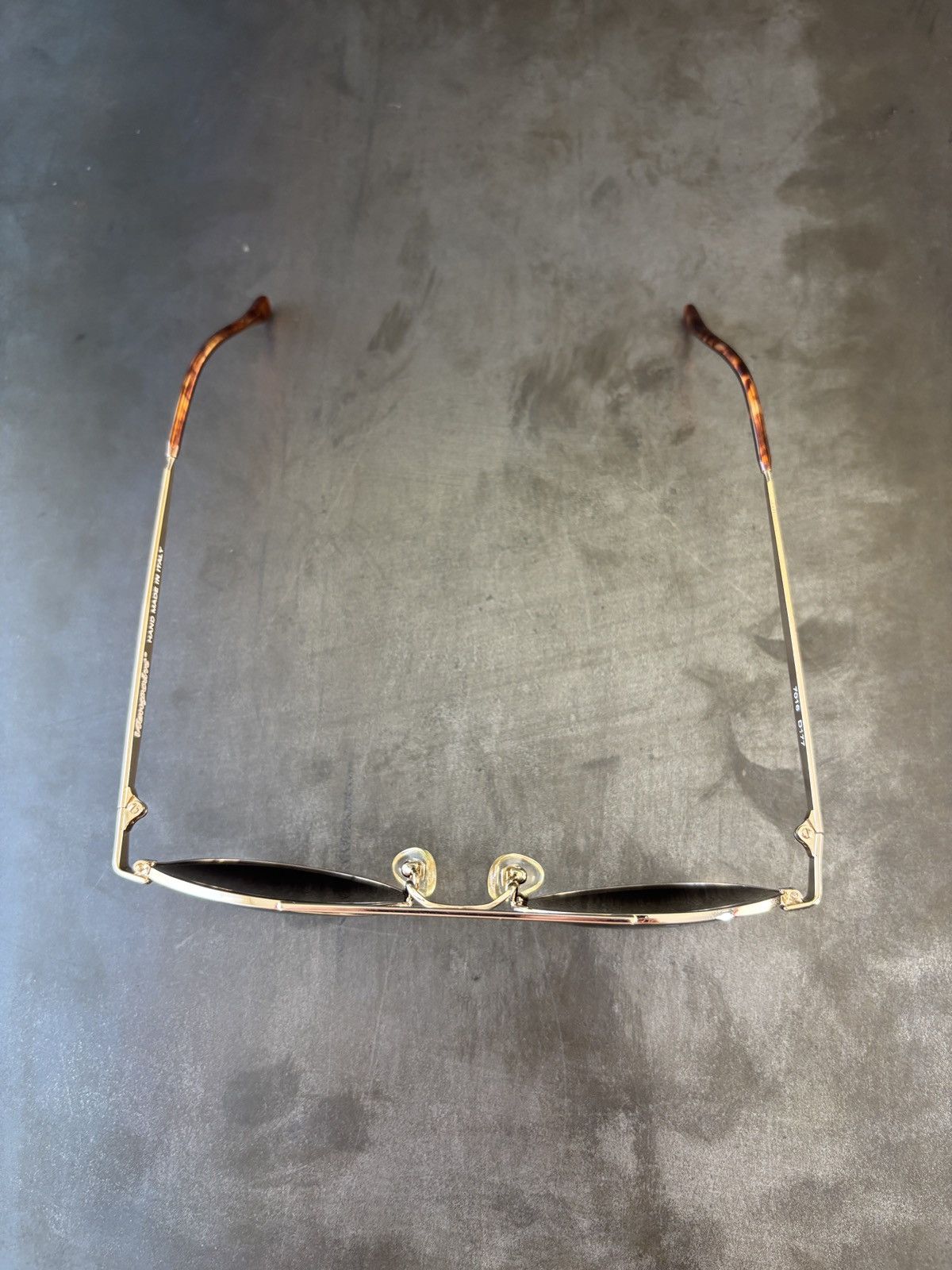 Vintage 1990s Vintage Sunglasses Made in Italy Metal Giorgio Armani Size ONE SIZE - 9 Thumbnail