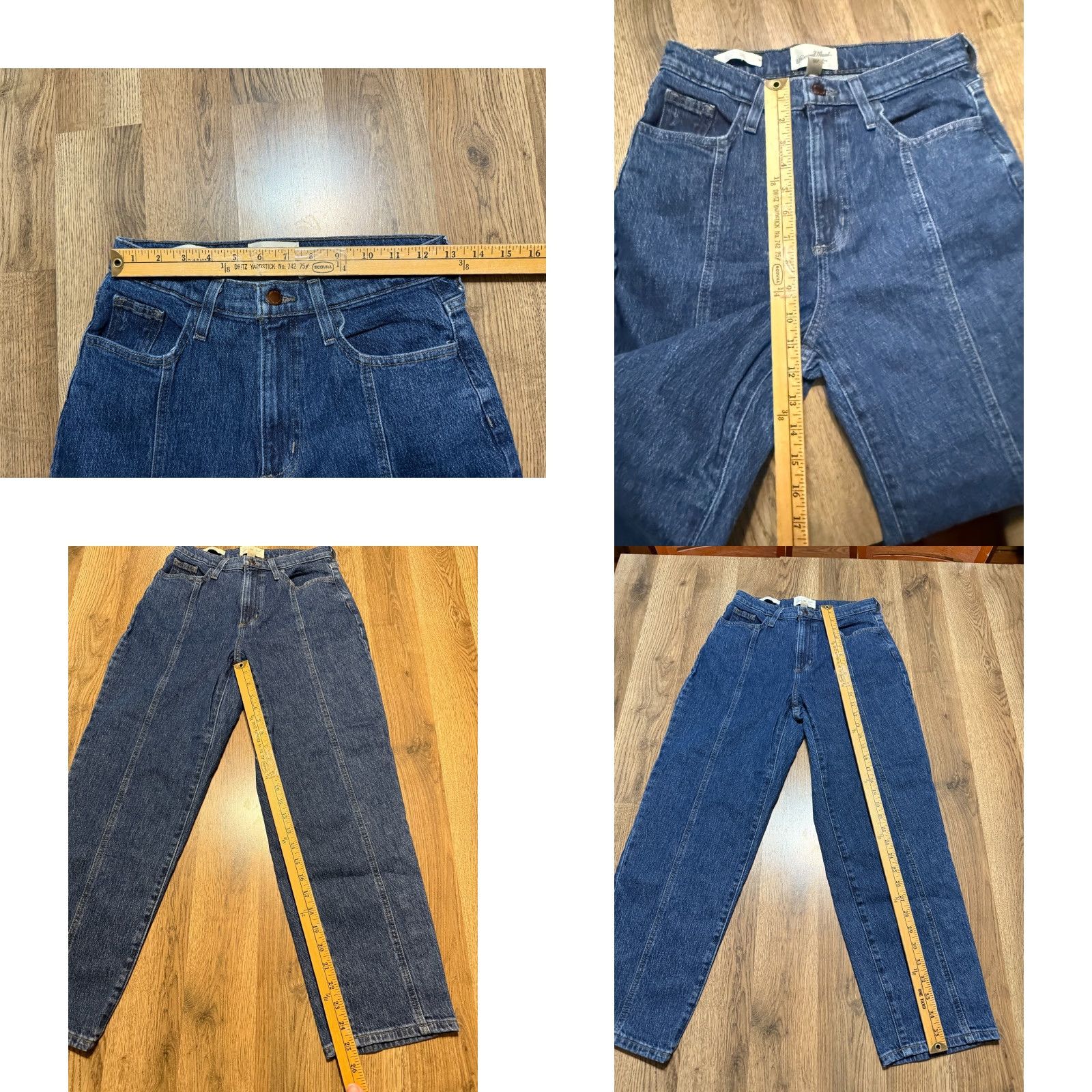 Vintage Universal Thread Jeans Women's 4 Blue Denim Regular Straight 5-Pocket Vintage? No Vintage 4 Womens Jeans Size 27" / US 4 / IT 40 - 8 Thumbnail