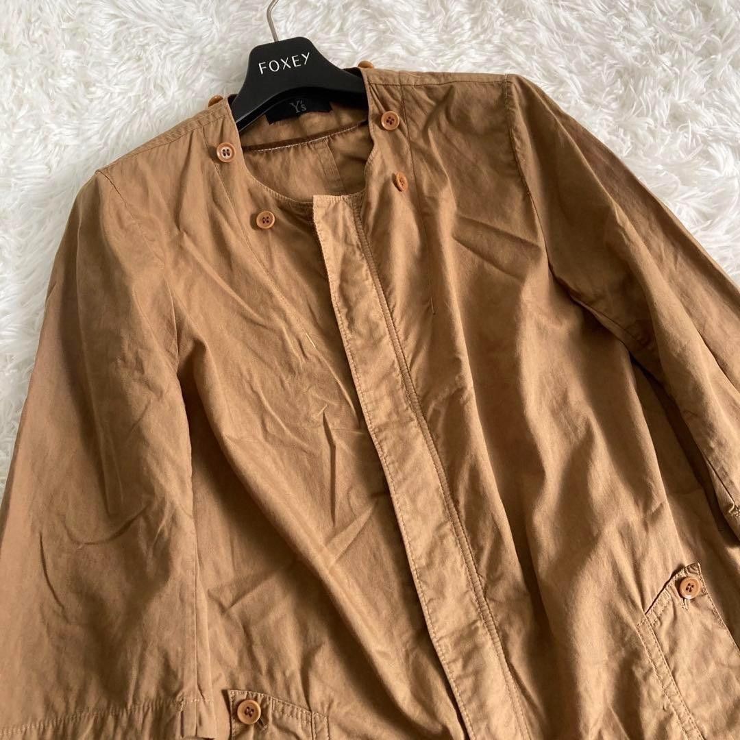 Yohji Yamamoto Yohji Yamamoto Collarless Zip Up Coat Size US S / EU 44-46 / 1 - 4 Thumbnail