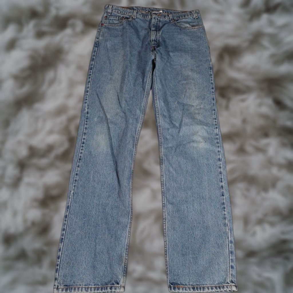 Levi's VINTAGE Levi's 505 Jeans Regular Straight Blue denim Mens 36 34 Inseam 34 Logo 5-Pocket Fulfillment Retro Size US 36 / EU 52 - 1 Thumbnail