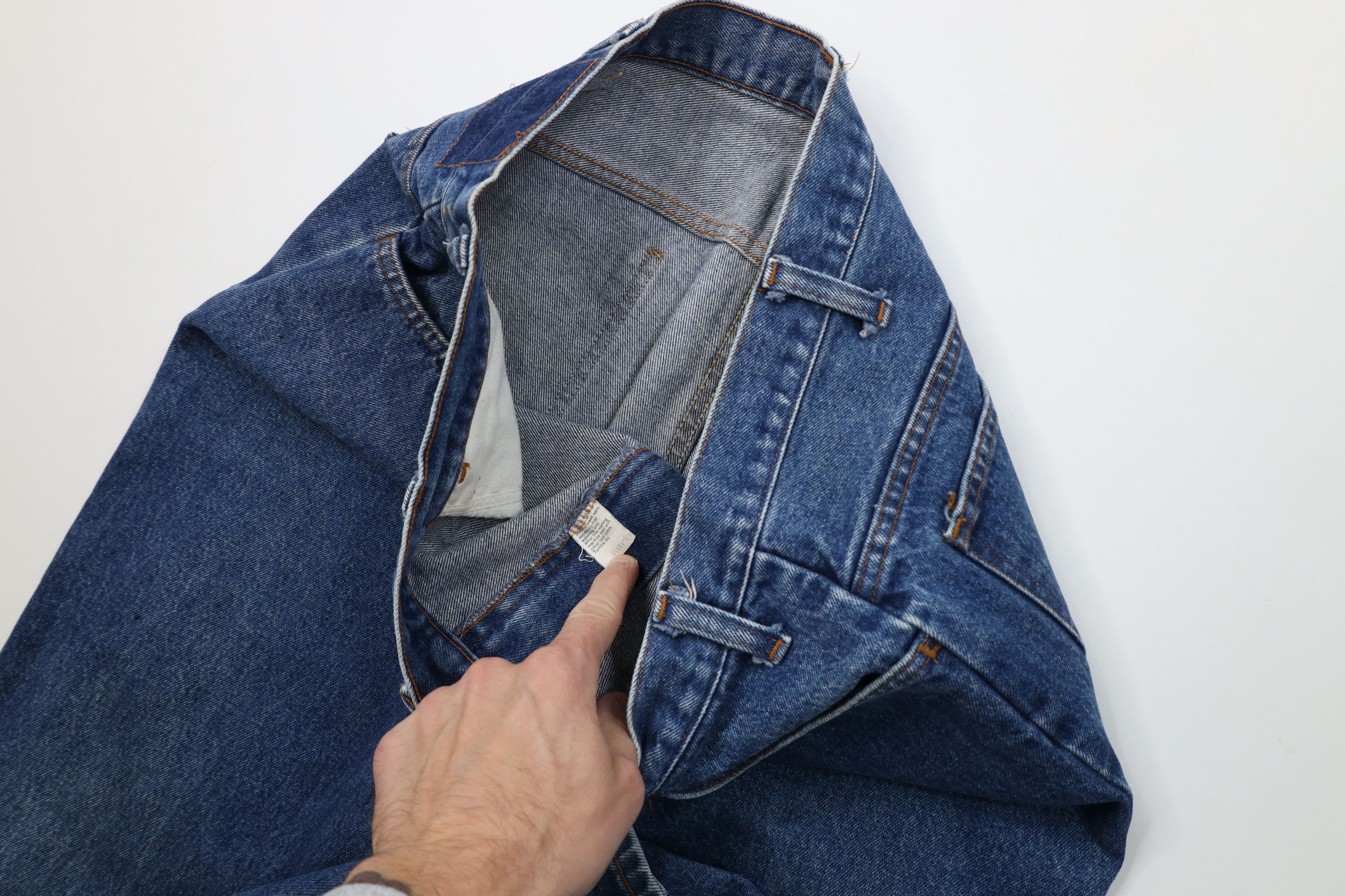Vintage Vintage 70s Streetwear Flared Wide Leg Denim Jeans USA Size US 36 / EU 52 - 9 Thumbnail