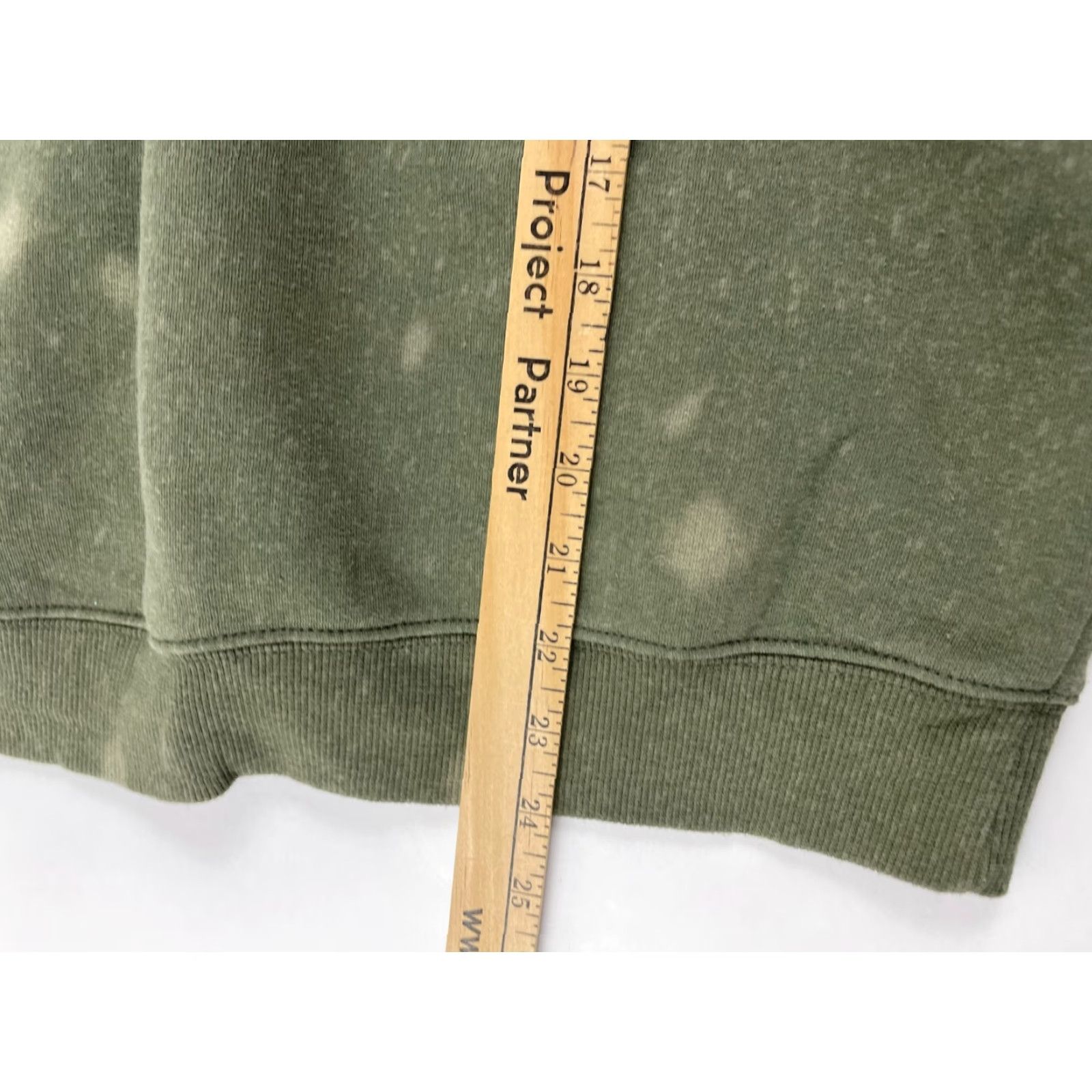 Vintage Wild Fable Sweater Women's XL Green Long Sleeve Round Neck NWT Bleach Spots Size XL / US 12-14 / IT 48-50 - 5 Thumbnail