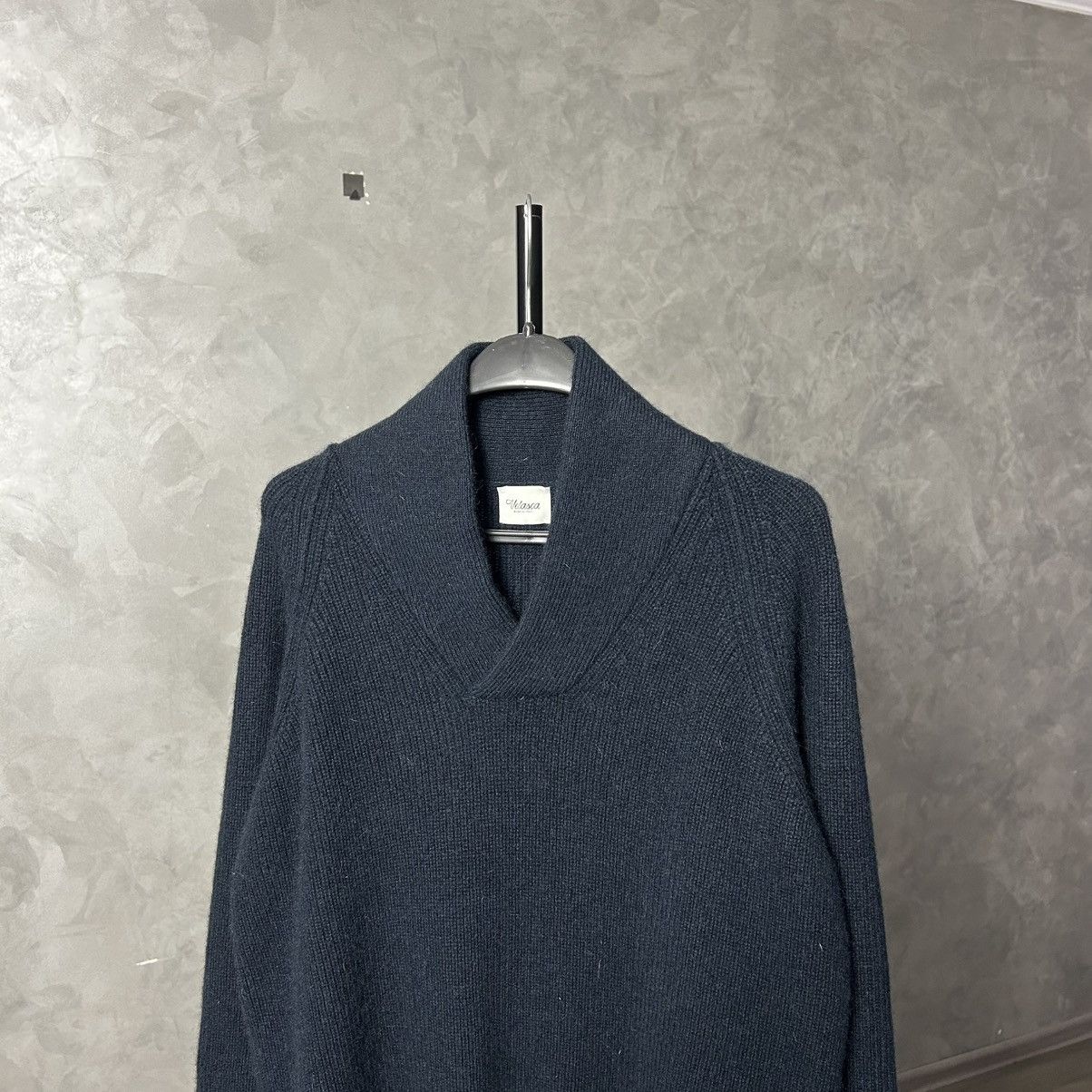 Velasca Velasca Alpaca Wool and Yak Shawl Neck Sweater Size US L / EU 52-54 / 3 - 2 Thumbnail