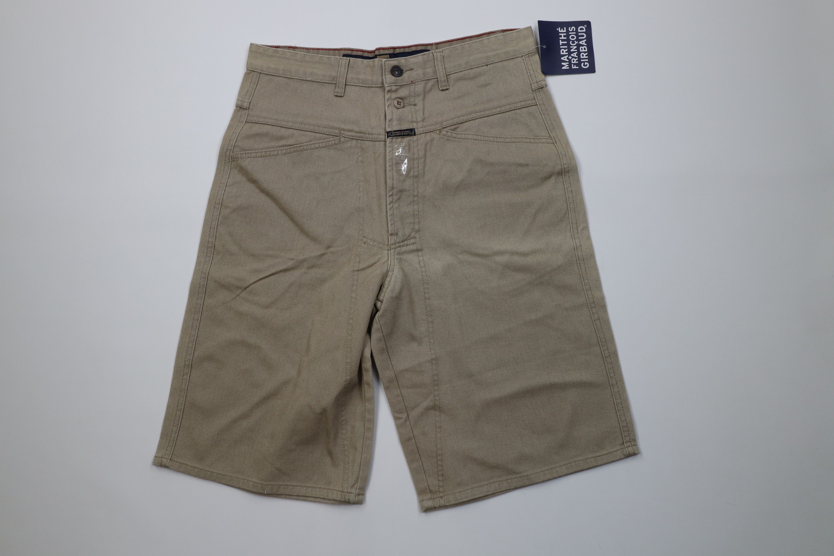 Marithe + Francois Girbaud Deadstock Vintage 90s Marithe Francois Girbaud Denim Shorts Size US 32 / EU 48 - 1 Thumbnail