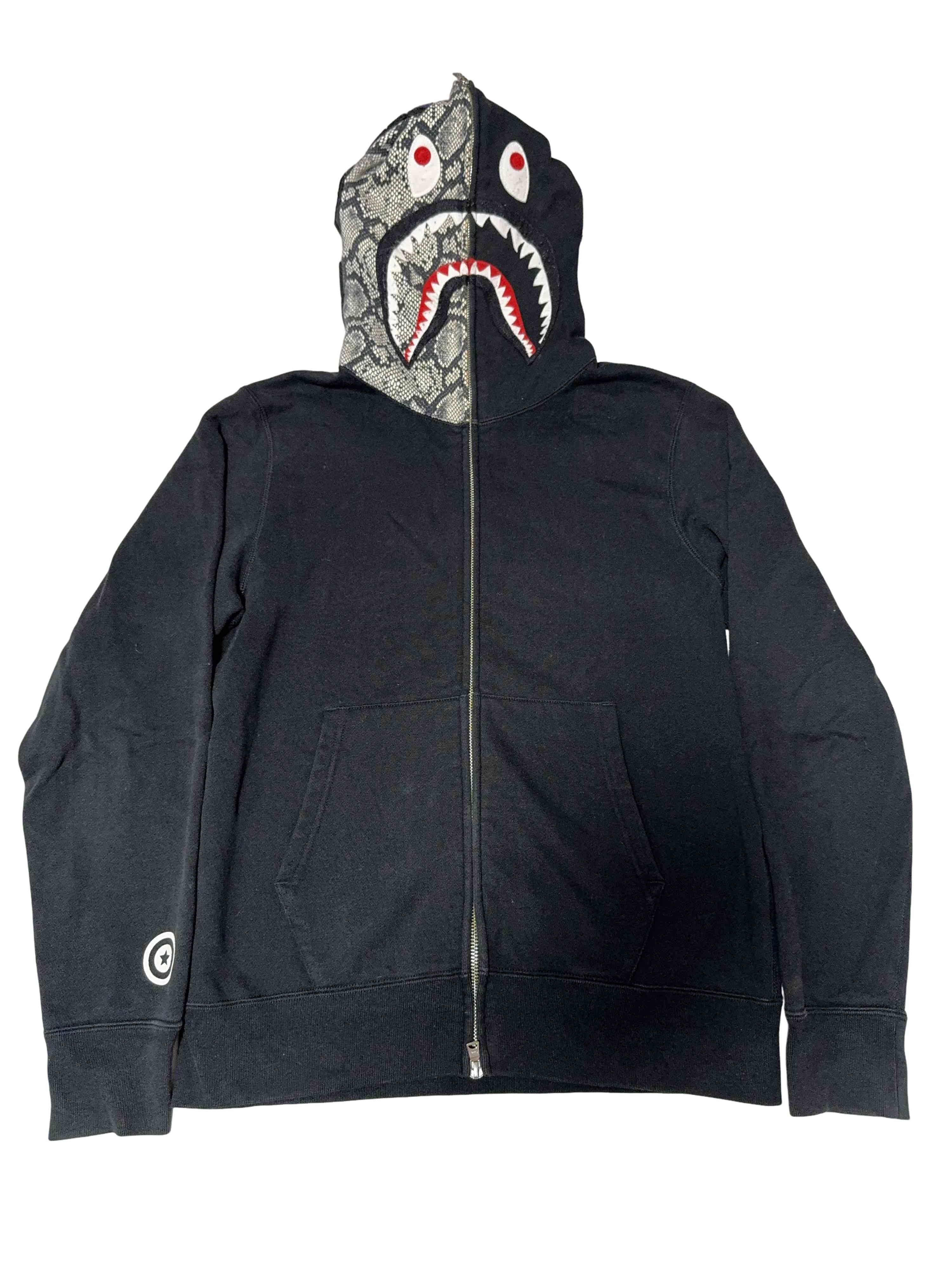 Bape × Stussy Bape x Stussy Shark Full Zip Hoodie | Grailed