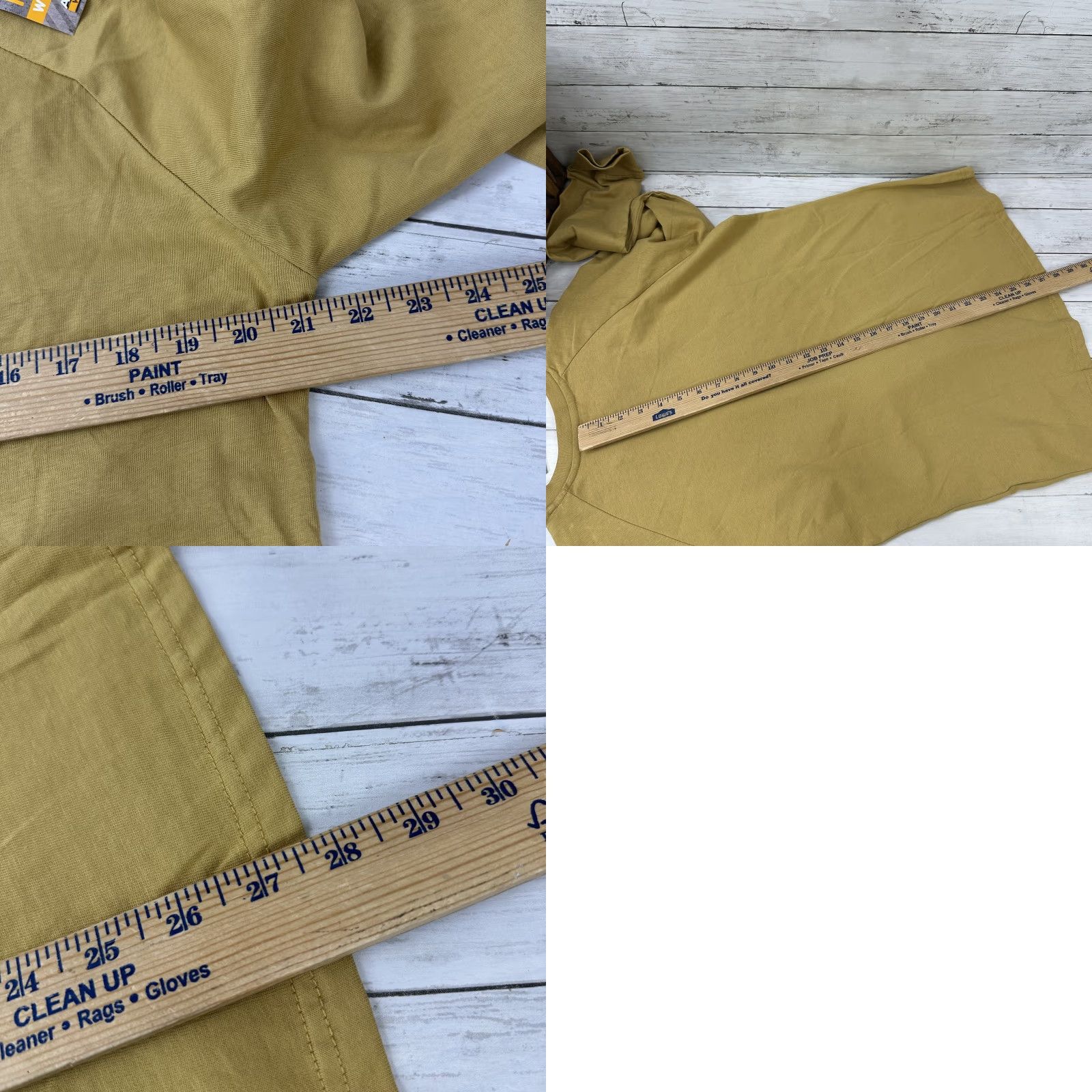 Ariat Ariat Rebar T Shirt Western Womens Large Mustard Yellow Logo Long Sleeve NWT Size L / US 10 / IT 46 - 8 Thumbnail