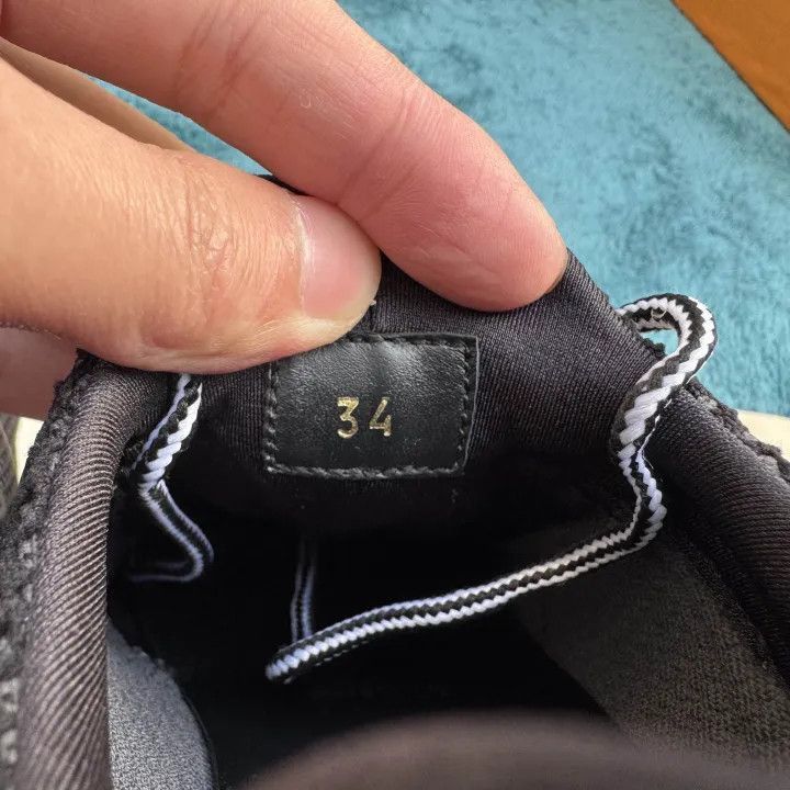 Louis Vuitton Louis Vuitton Black Mesh Casual Sneakers -2508 Size US 5 / EU 37 - 5 Thumbnail
