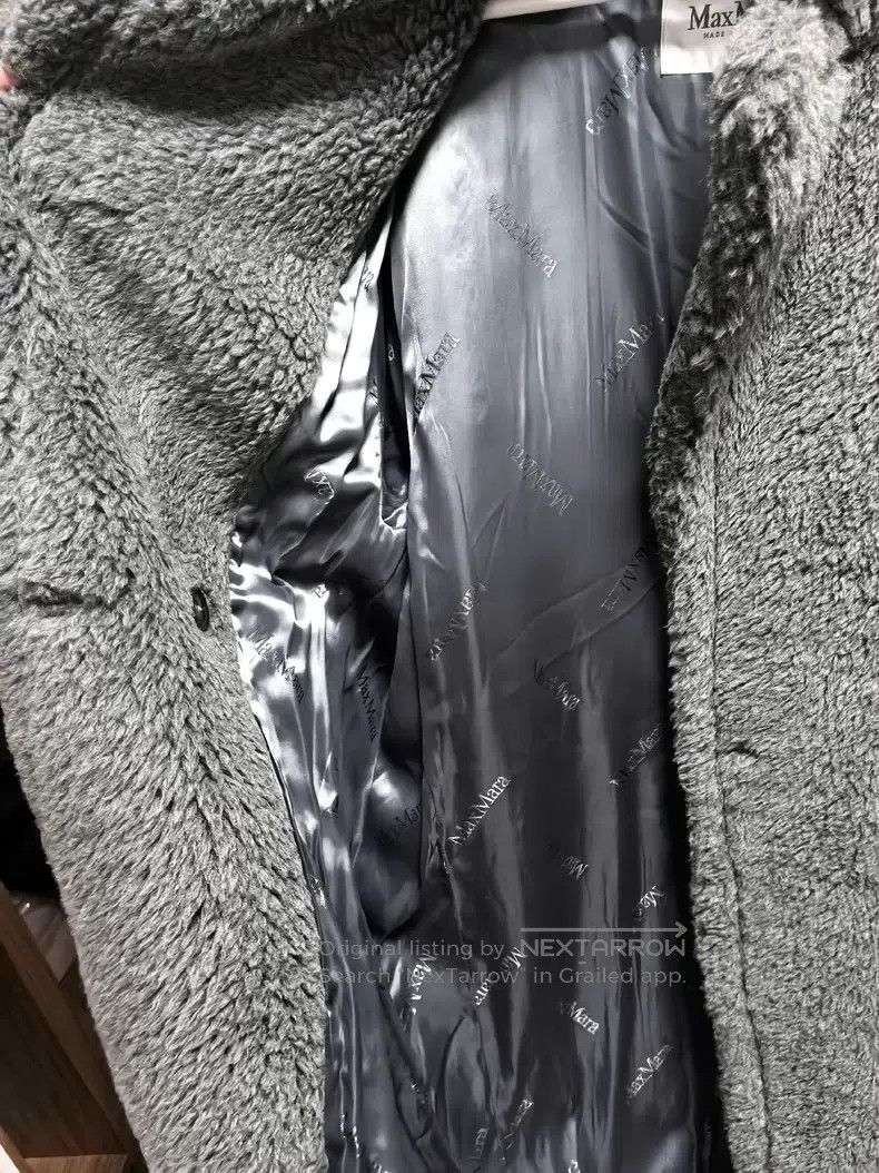 Max Mara Max Mara Teddy Bear Coat, Gray Size XS / US 0-2 / IT 36-38 - 3 Thumbnail