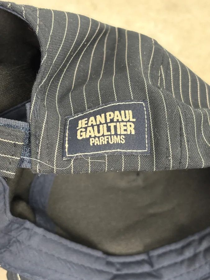 Jean Paul Gaultier Jean Paul Gaultier Marine Navy Striped Cap Size ONE SIZE - 6 Thumbnail