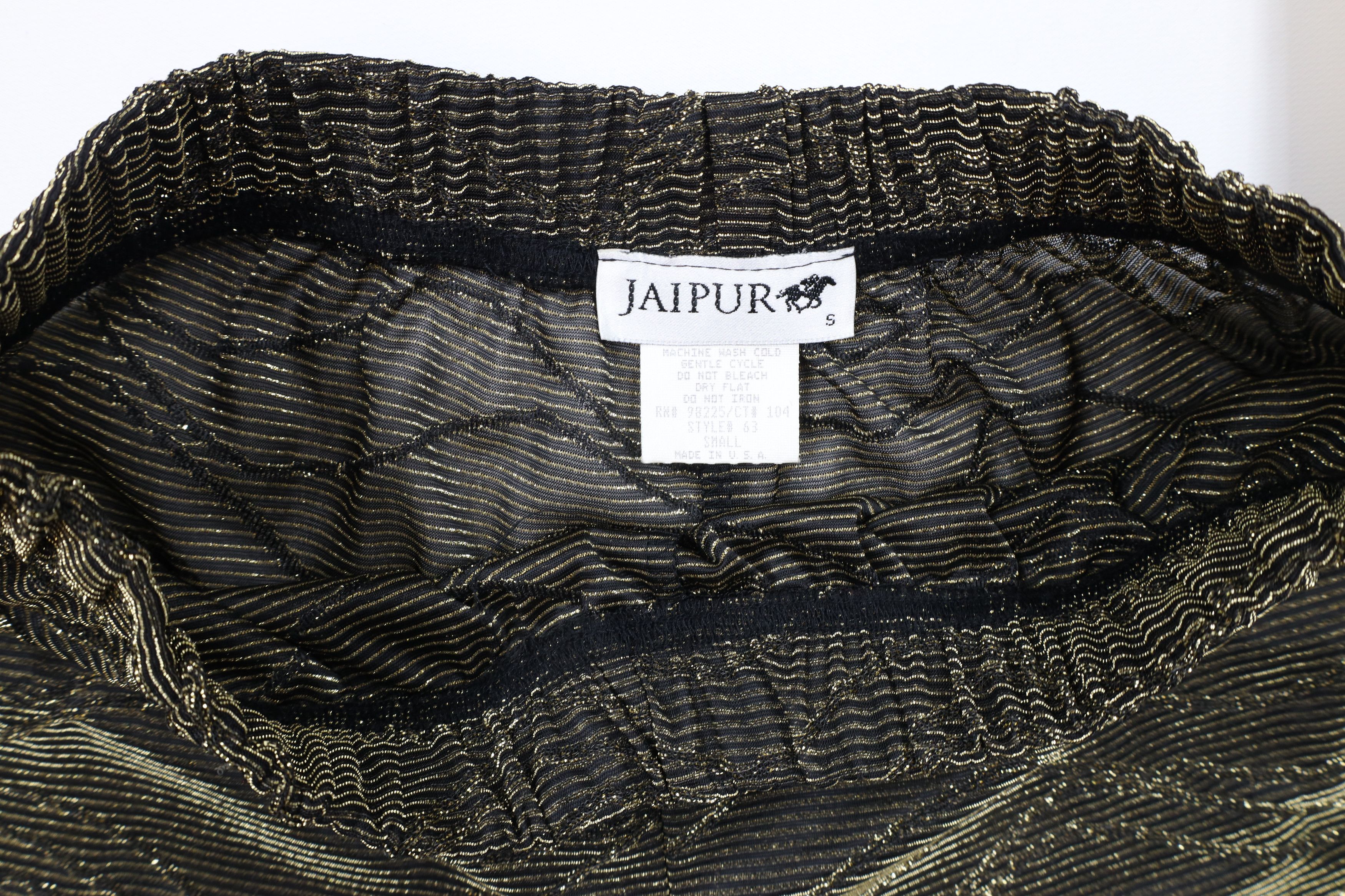 Vintage Deadstock Vintage 90s Streetwear Striped Pants Gold USA Size 24" / US 00 / IT 34 - 5 Thumbnail