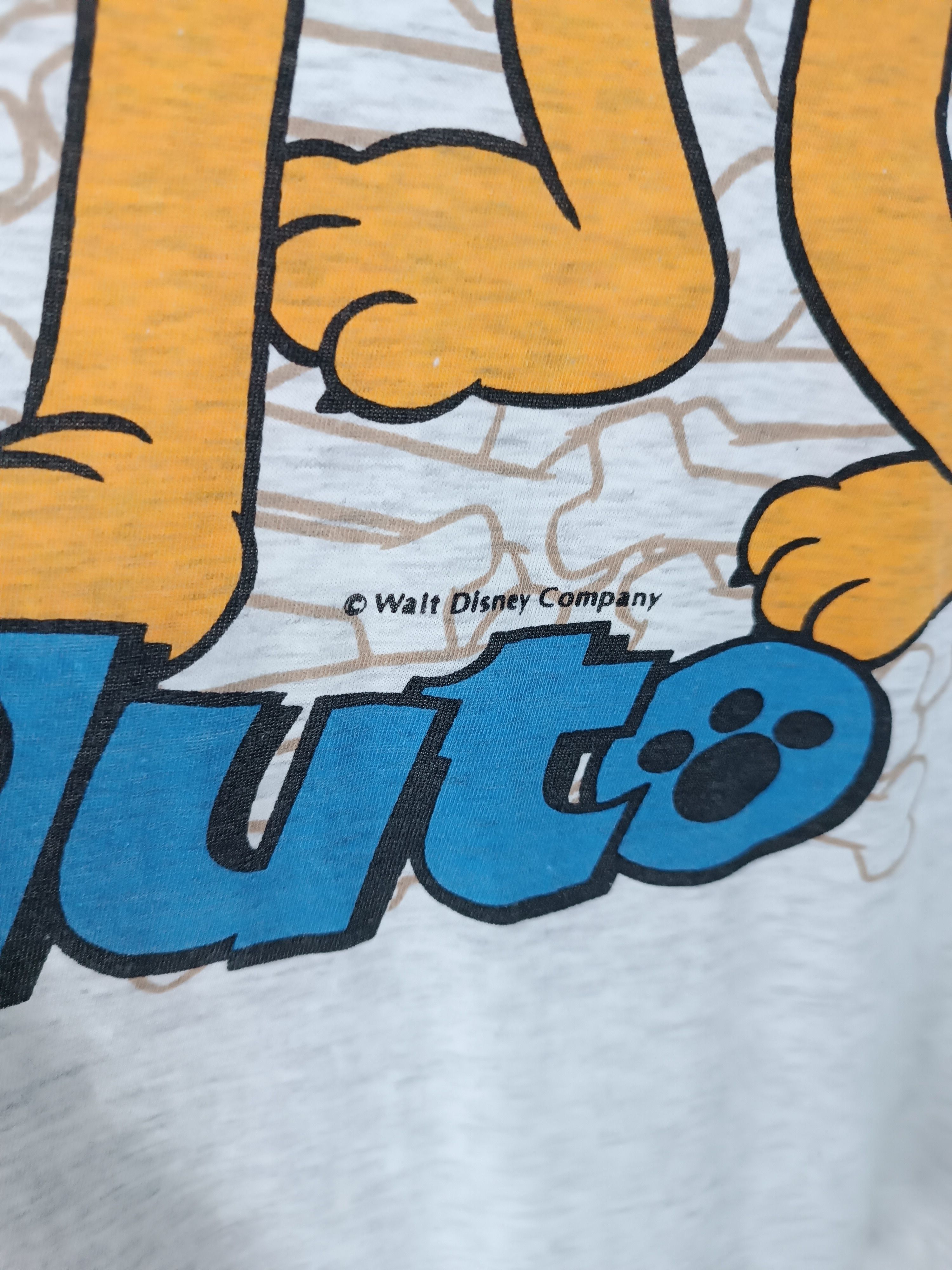 Cartoon Network VINTAGE 90'S PLUTO MICKEY MOUSE TEE VERY RARE goofy minnie Size US L / EU 52-54 / 3 - 6 Thumbnail