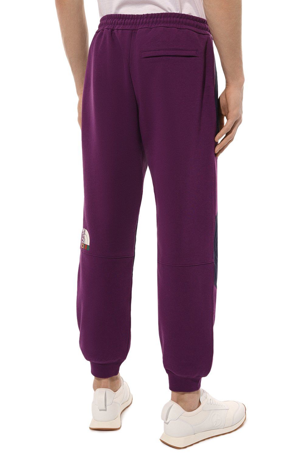 Gucci × The North Face GUCCI x NORTH FACE purple logo print sweatpants jogger Large Size US 34 / EU 50 - 4 Thumbnail