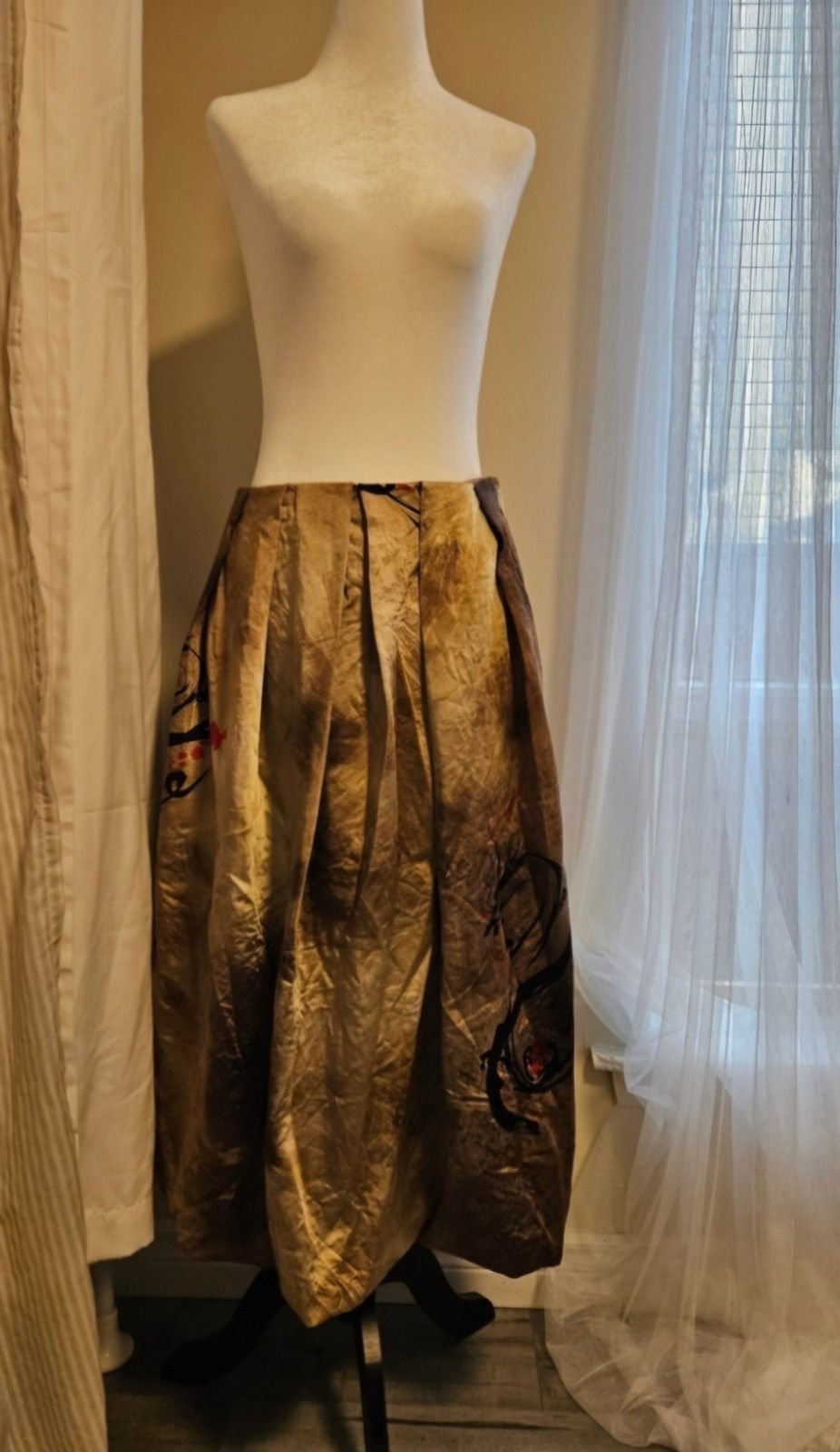 Vintage × Zara Asia Region Exclusive Limited Edition/ Printed Lantern Skirt Size 28" / US 6 / IT 42 - 10 Thumbnail