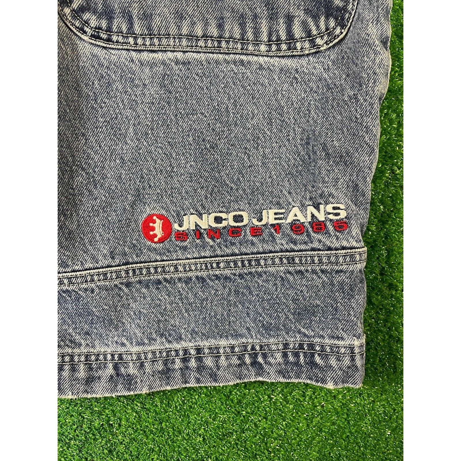 JNCO Vintage Y2K JNCO Pipe Wed Leg Medium 30 Denim Jean Shorts Size US 30 / EU 46 - 6 Thumbnail
