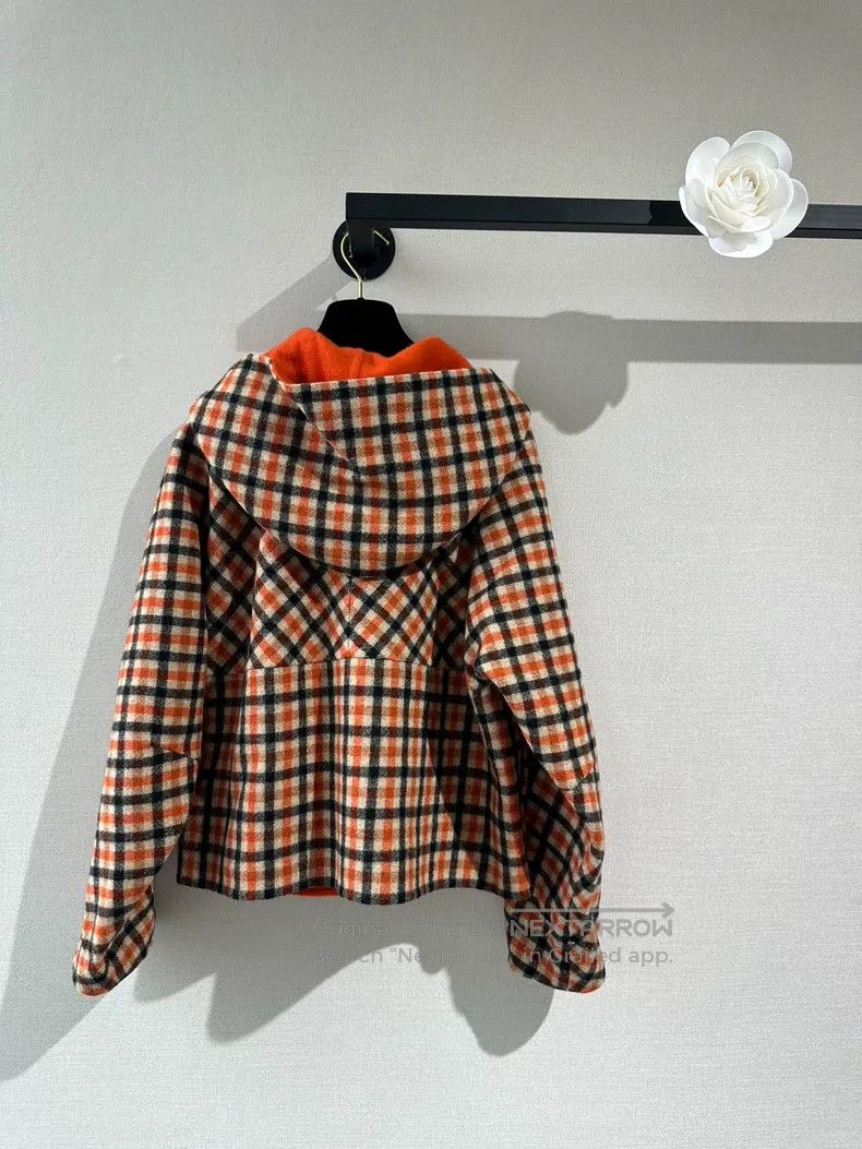 Hermes Hermes Leather Detailing Short Hooded Coat - Autumn/Winter Size XS / US 0-2 / IT 36-38 - 5 Thumbnail