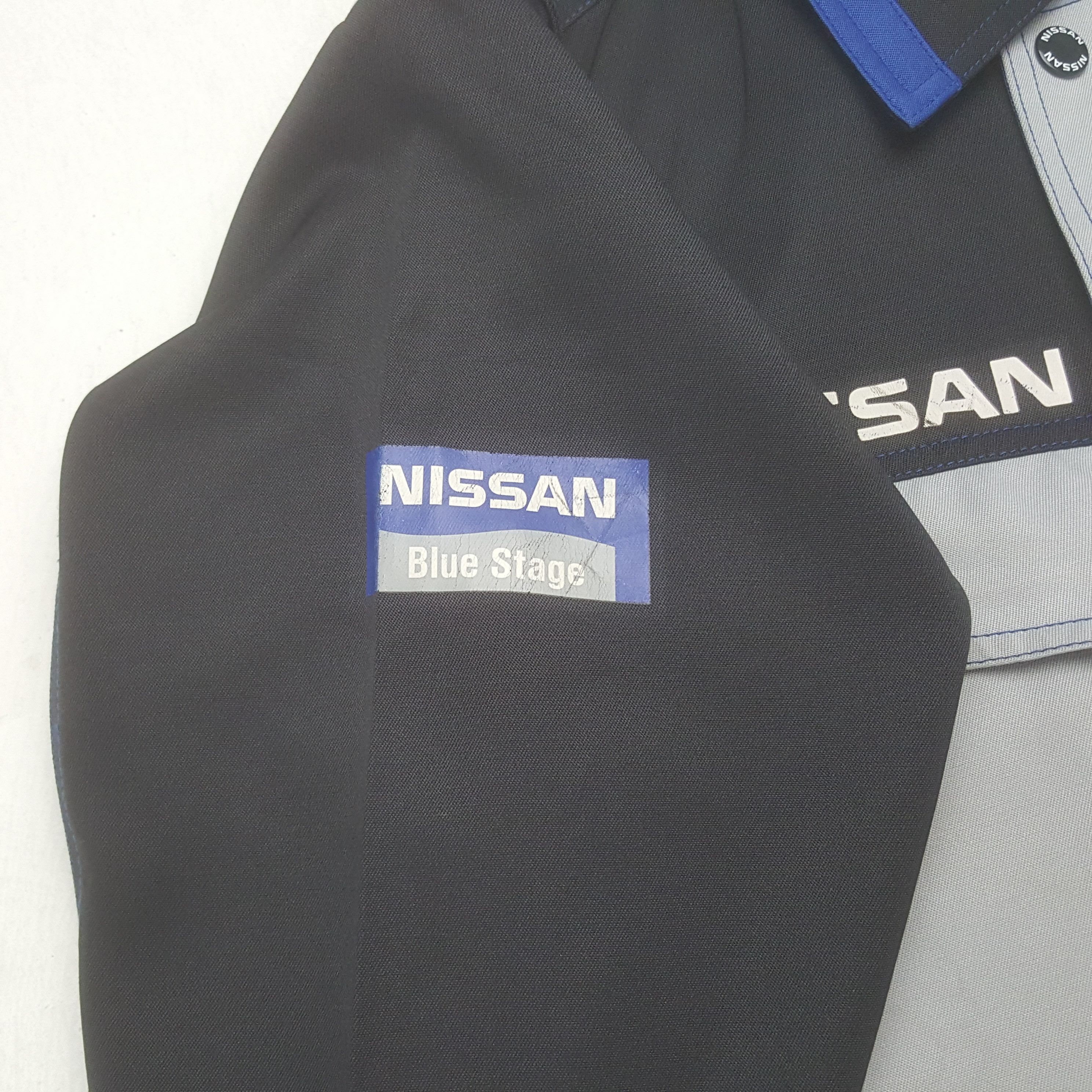 Japanese Brand × Vintage Vintage Nissan Blue Stage Racing Worker Sport Jacket Size US L / EU 52-54 / 3 - 7 Thumbnail