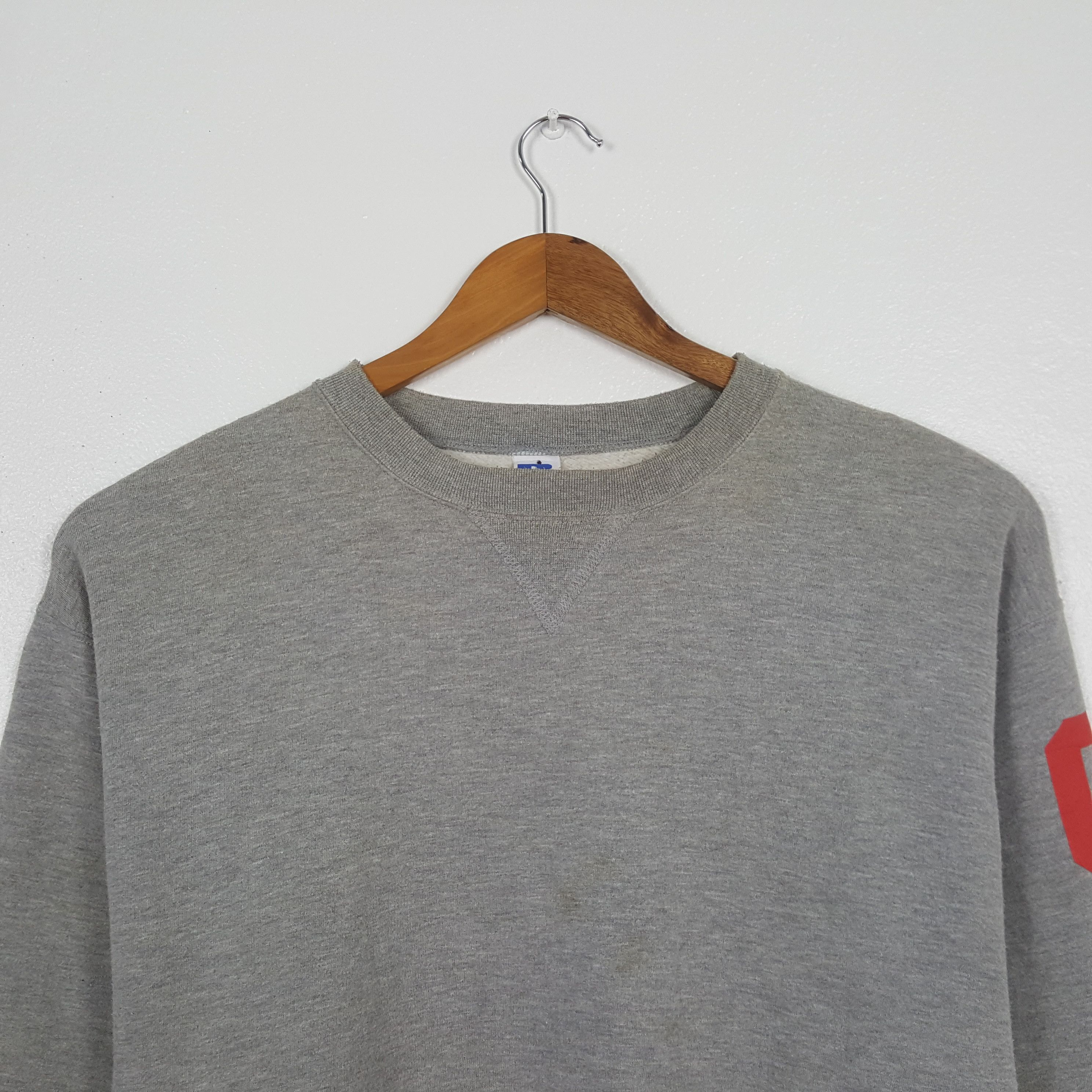 Russell Athletic Vintage American Maps Designer Russell Sweatshirt C307N13 Size US L / EU 52-54 / 3 - 4 Thumbnail