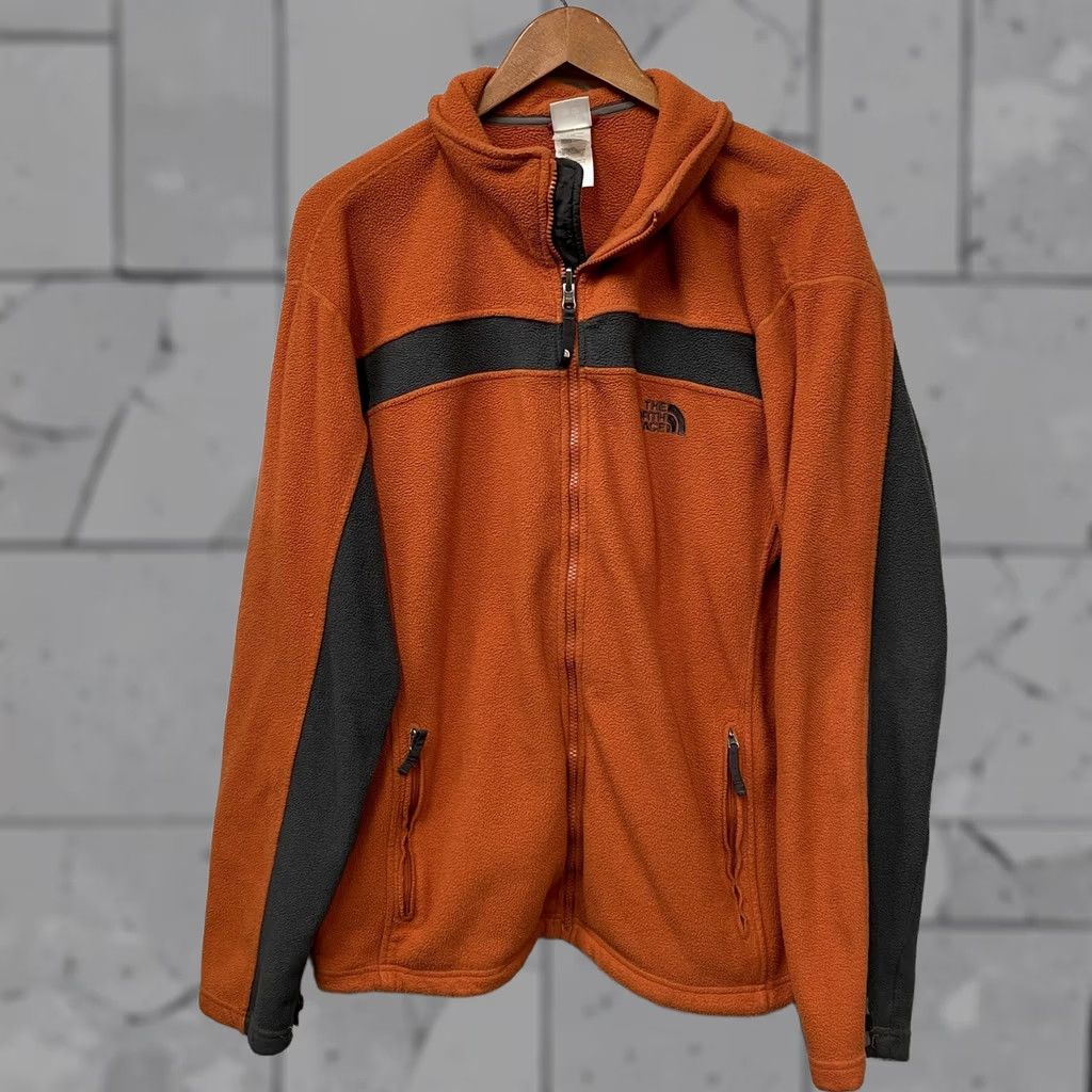 The North Face The North Face Jacket Mens Size L Zip-Up Polyester Orange Burnt Orange Windbreaker Size US L / EU 52-54 / 3 - 1 Thumbnail