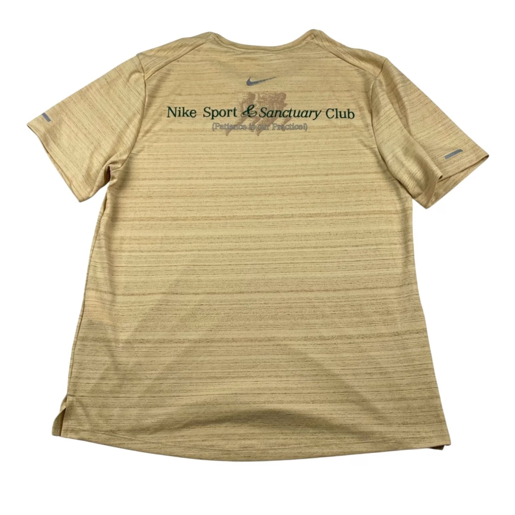 Nike Nike Dri-Fit Running Sport & Sanctuary Club T-Shirt S Mens Short Sleeve Tan Size US S / EU 44-46 / 1 - 4 Thumbnail