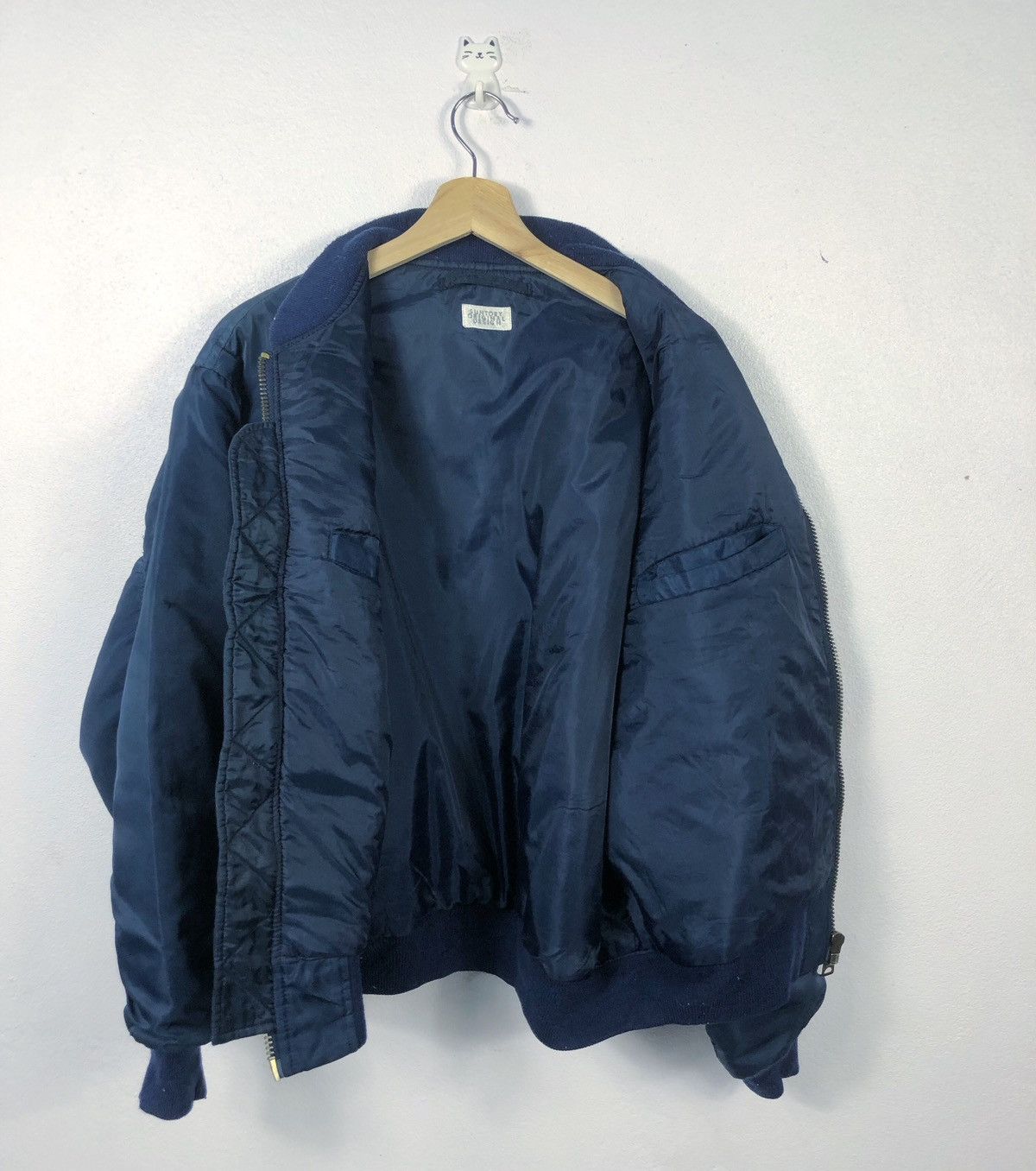 Japanese Brand × Vintage Vintage Suntory Coffee Boss Embroidered Logo Bomber Jacket Size US XL / EU 56 / 4 - 10 Thumbnail