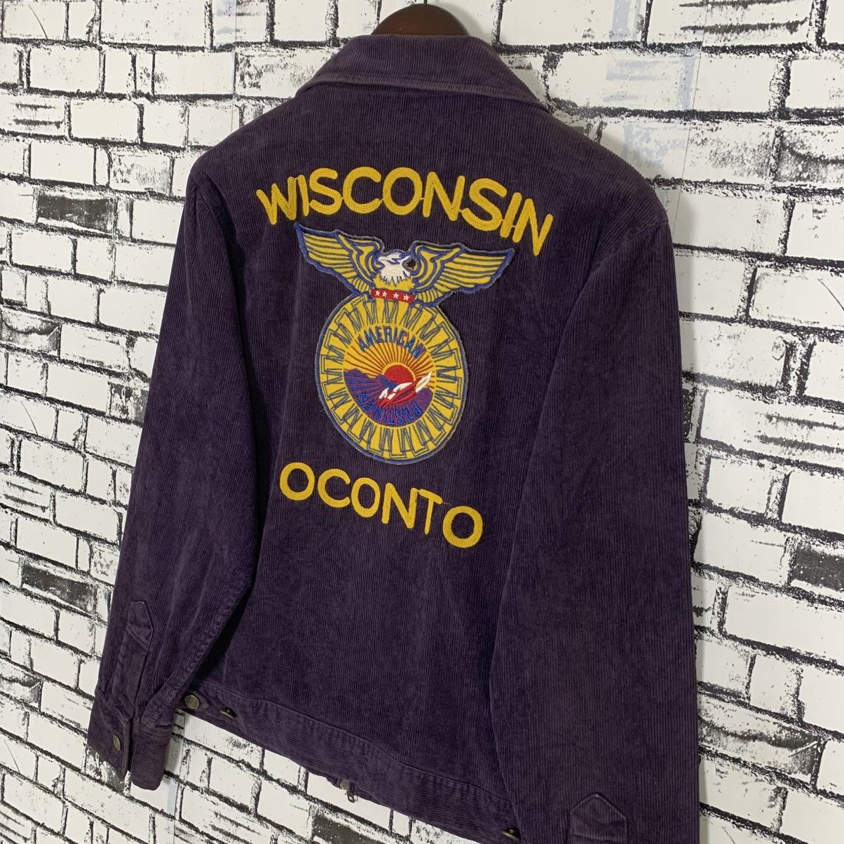 Vintage Vintage Wisconsin Midwestern U.S State Jacket Size US L / EU 52-54 / 3 - 5 Thumbnail