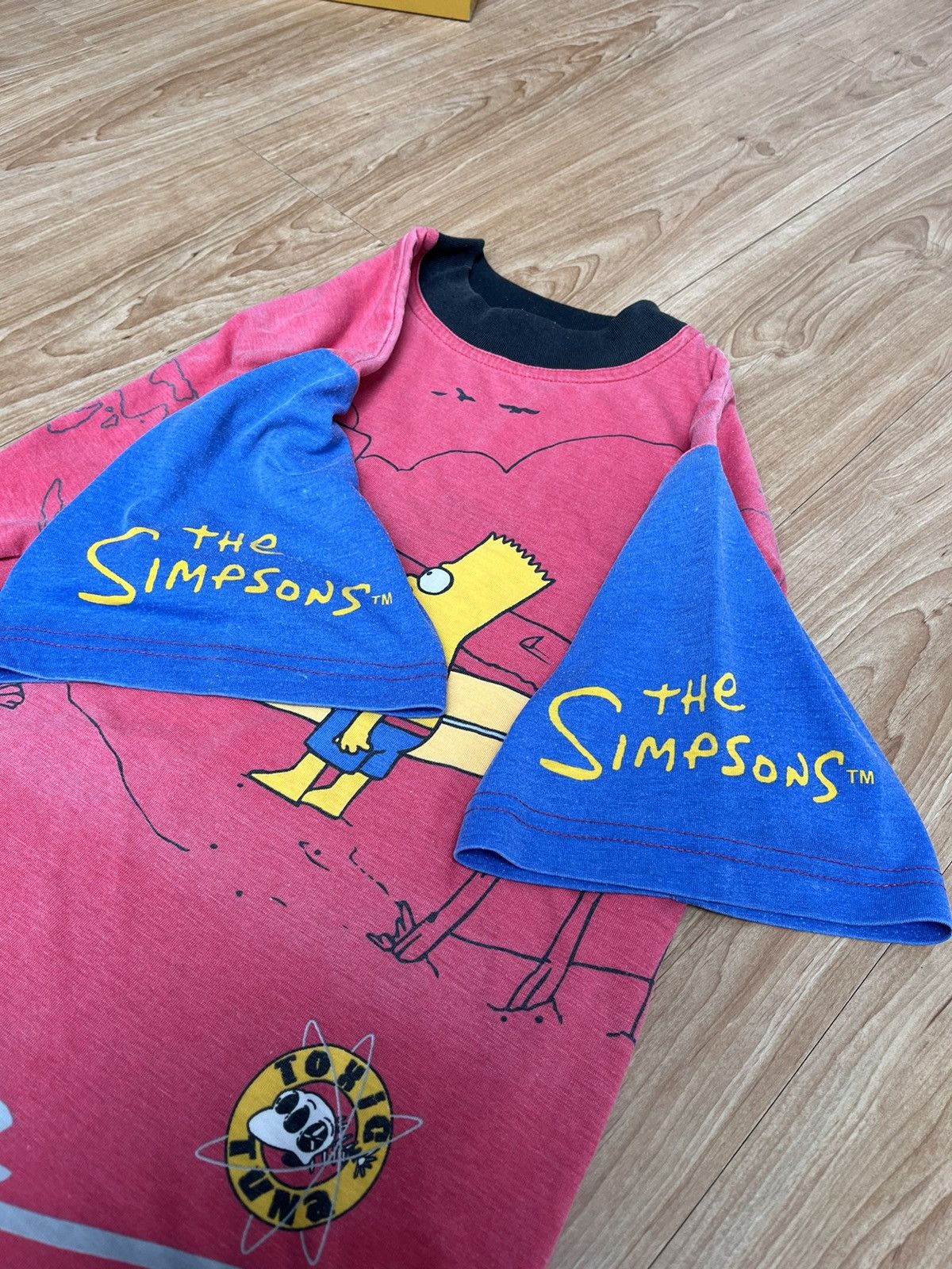 The Simpsons × Vintage Vintage Rare 90s The Simpsons "Surfer" All Over Print Size US M / EU 48-50 / 2 - 8 Thumbnail