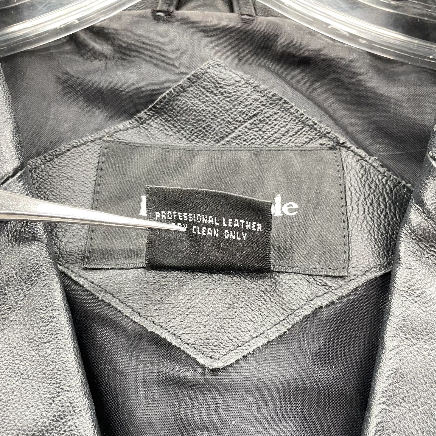 Vintage VINTAGE Dunne & Cole Black Leather Jacket Large Blazer Coat Classic 90s City Travel Blazer Mens Womens Boys Girls Size L / US 10 / IT 46 - 6 Thumbnail