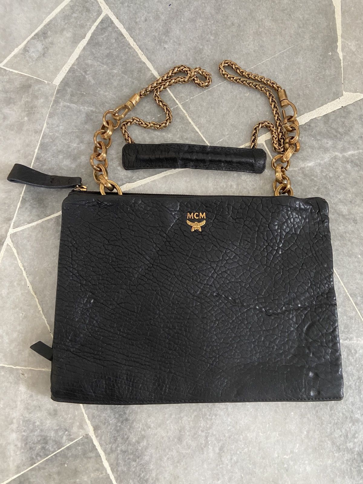 MCM MCM Bag Black Leather Crossbody Bag Size ONE SIZE - 3 Thumbnail