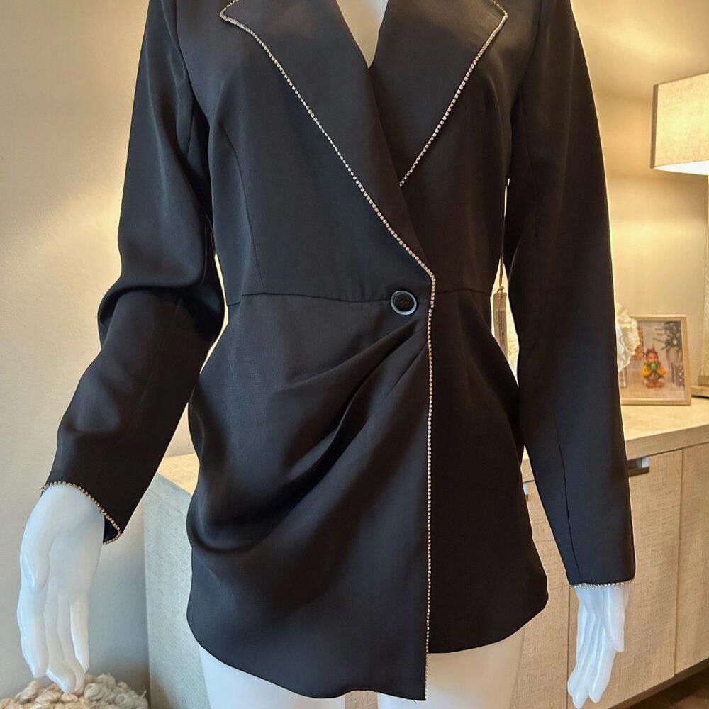 Designer SAYLOR Rooney Skort Romper in Black Size 28" / US 6 / IT 42 - 3 Thumbnail