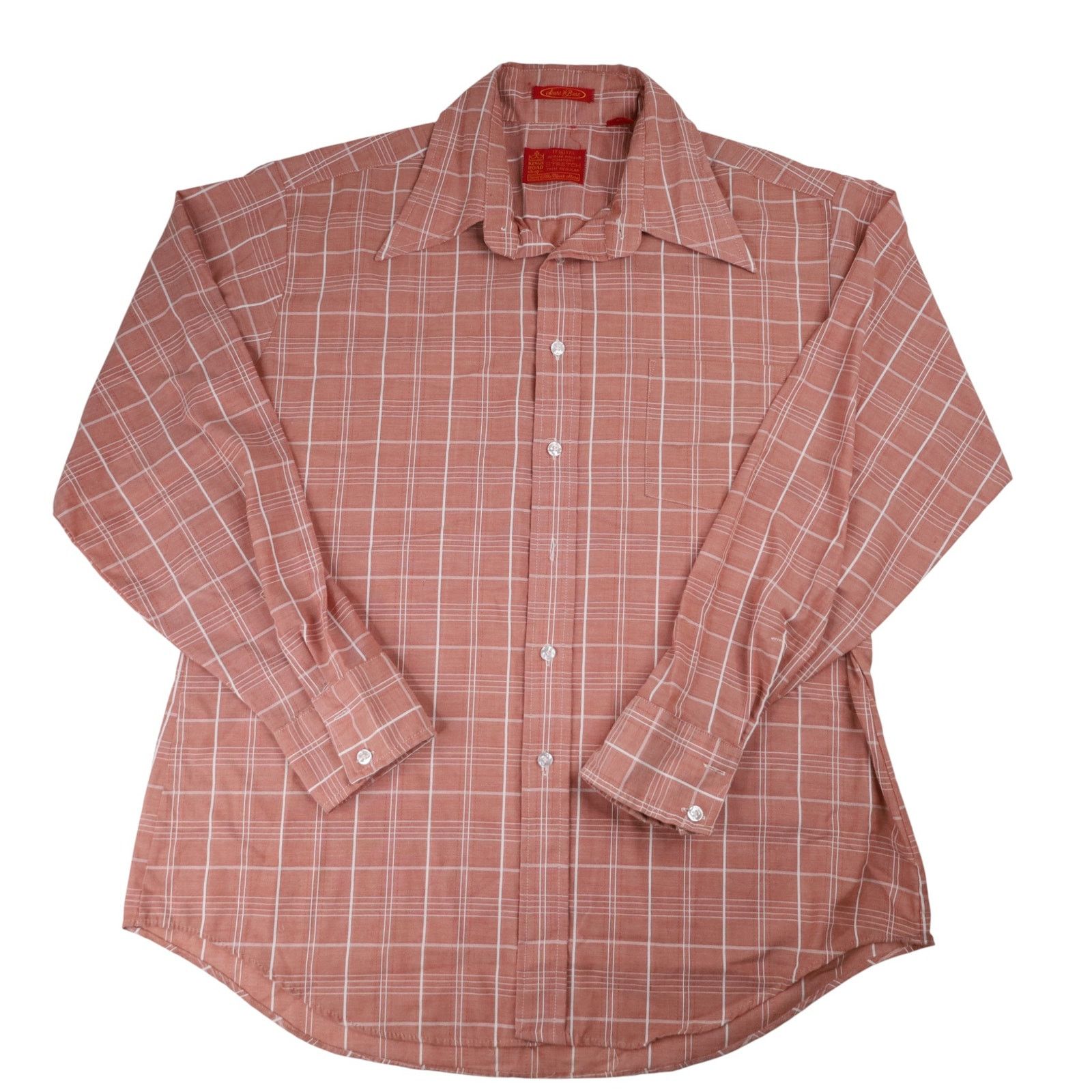 Sears × Vintage True VTG Sears Best Road King Perma Prest Button Up Shirt Size US XL / EU 56 / 4 - 1 Thumbnail