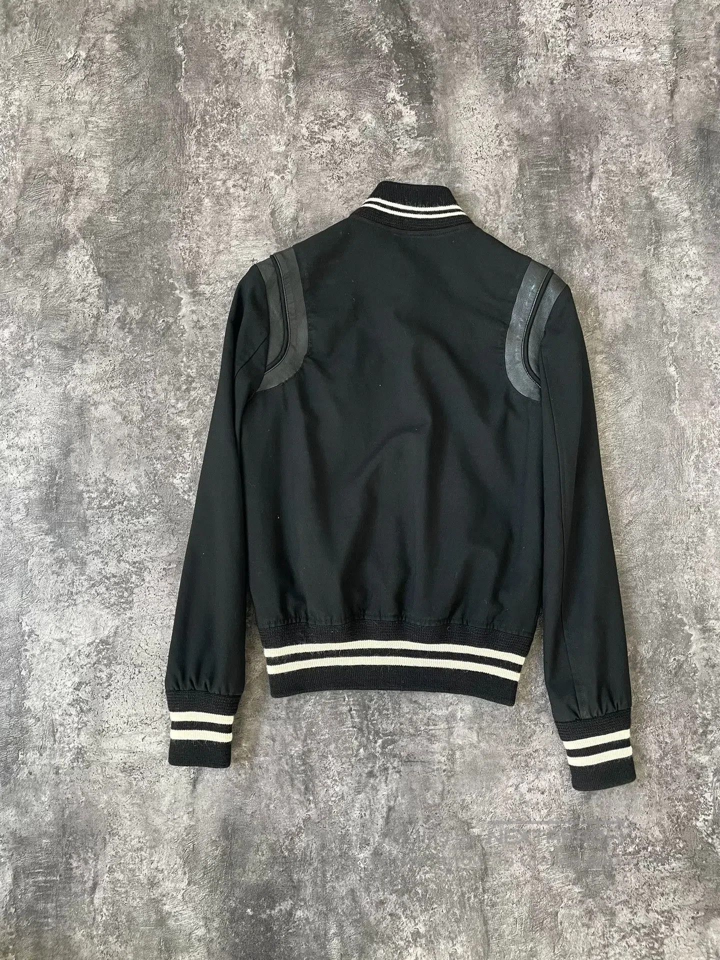 Saint Laurent Paris Saint Laurent Black Baseball Jacket. Size US XS / EU 42 / 0 - 6 Thumbnail