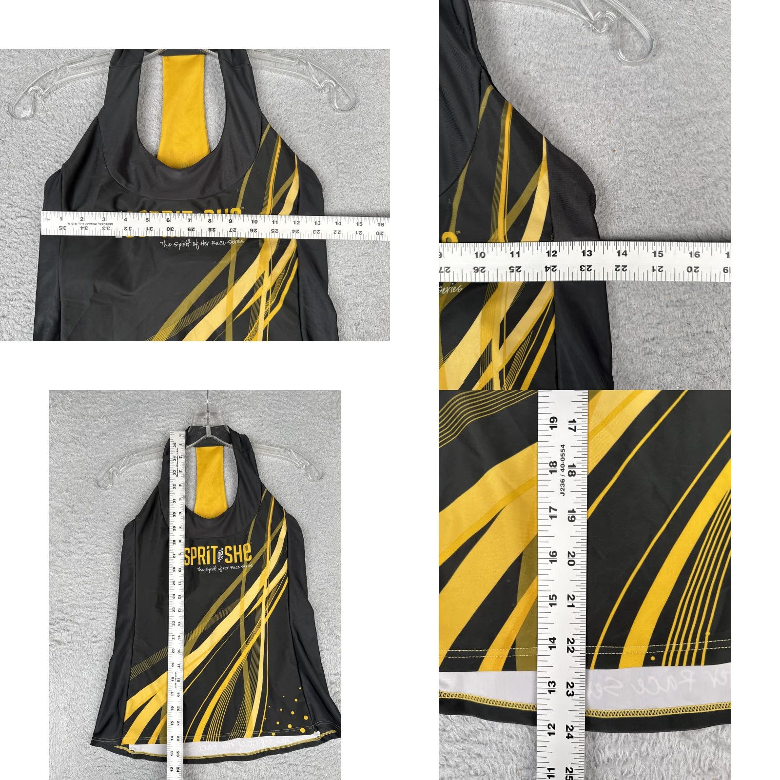 Esprit DNA-Moxie Cycling Tank Top Womens Medium Black Esprit De She Race Jersey Pockets Size M / US 6-8 / IT 42-44 - 8 Thumbnail