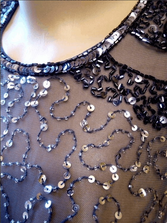 New Look Rare Archival Beaded sheer croptop XS/S New Look Generation Size M / US 6-8 / IT 42-44 - 4 Thumbnail