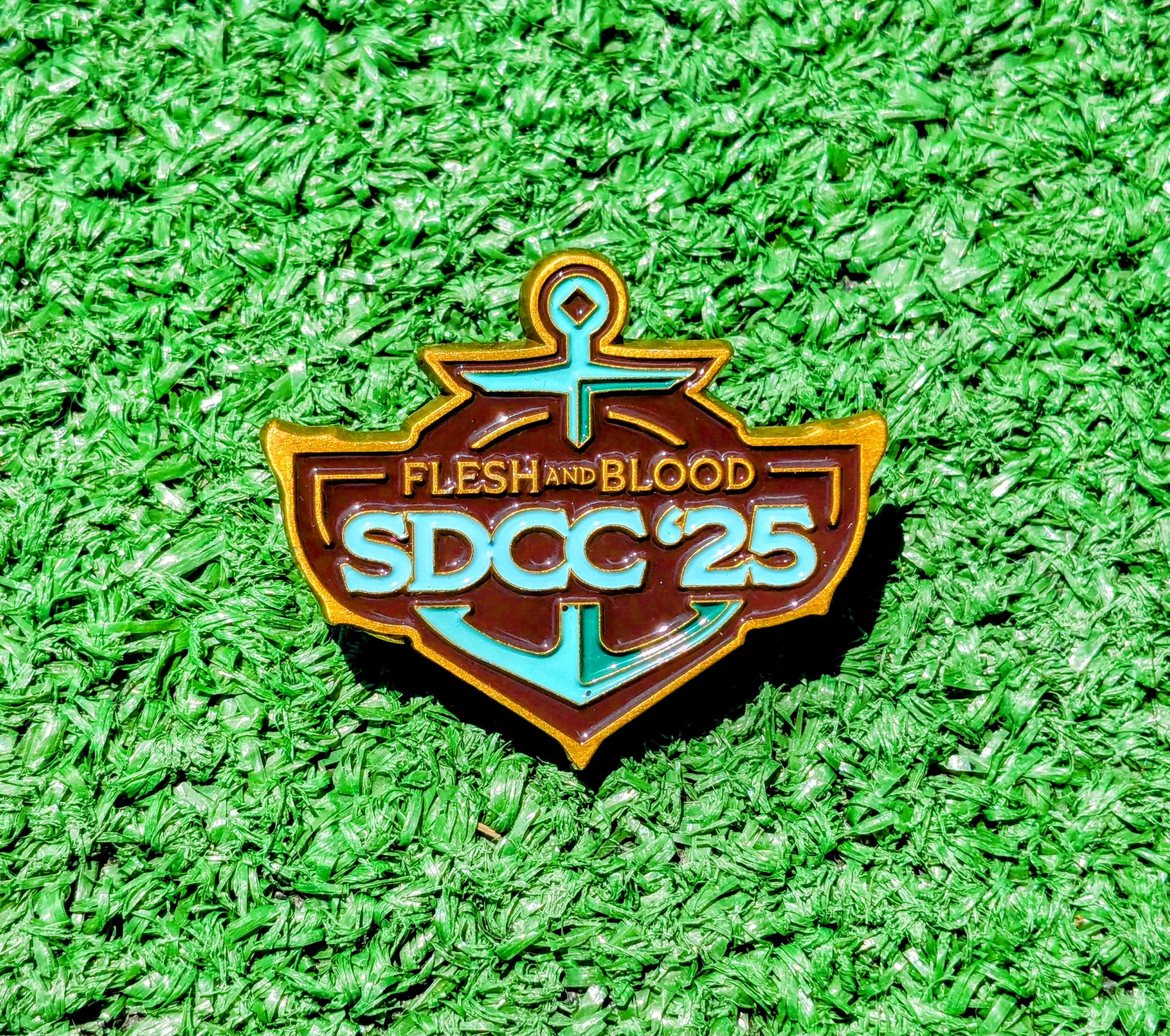 Other 2025 SDCC San Diego Comic Con Flesh&Blood Legends Anchor Pin Size ONE SIZE - 1 Thumbnail