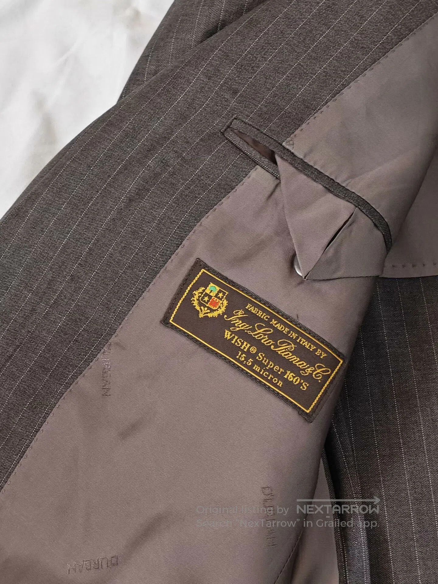 Loro Piana Loro Piana Gray Stripe Wool Blazer. Size US M / EU 48-50 / 2 - 7 Thumbnail