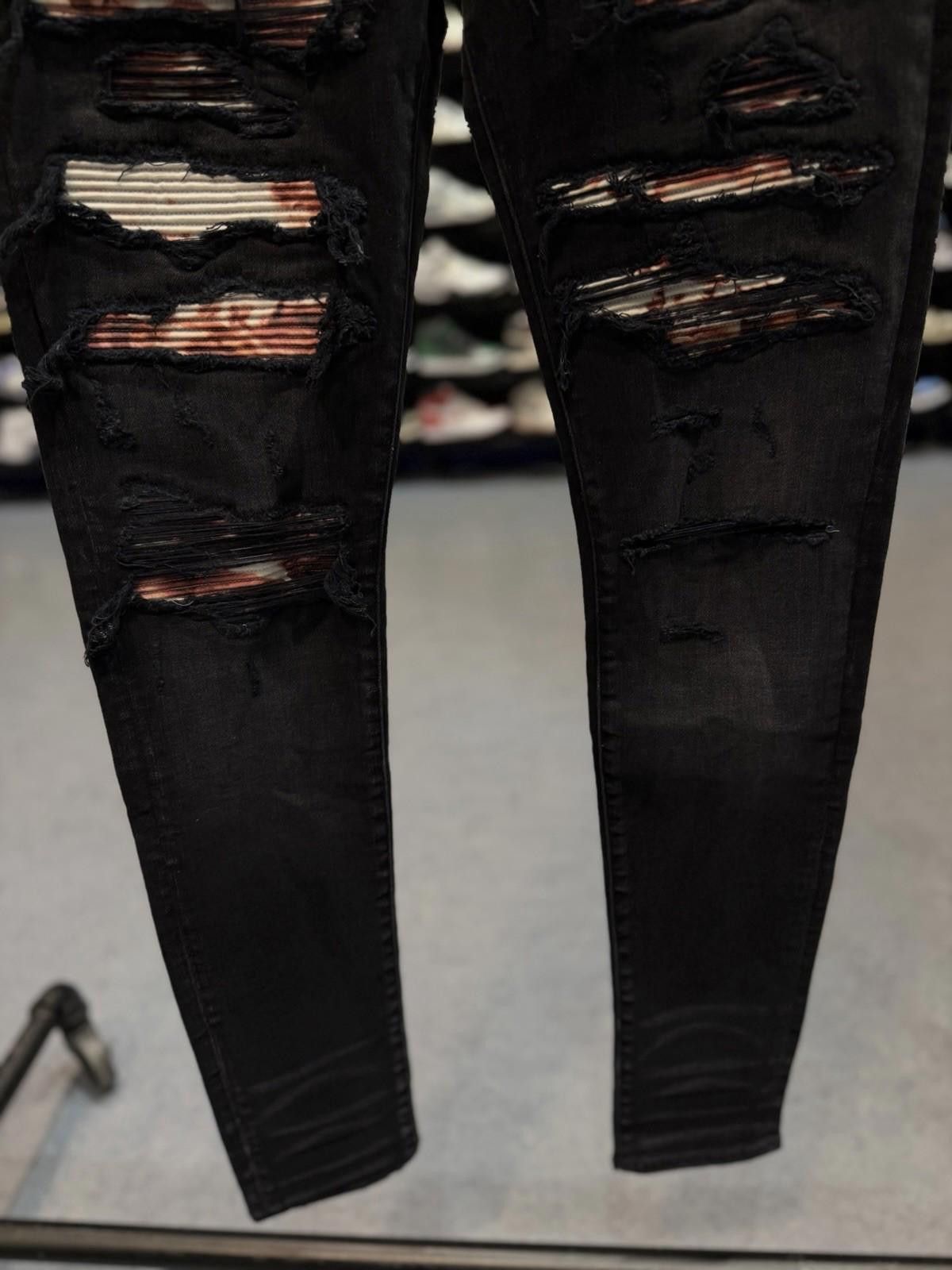 Amiri Size 32- Amiri MX1 Tie Dye Patch Jeans 100% Authentic NEW Size US 31 - 5 Thumbnail